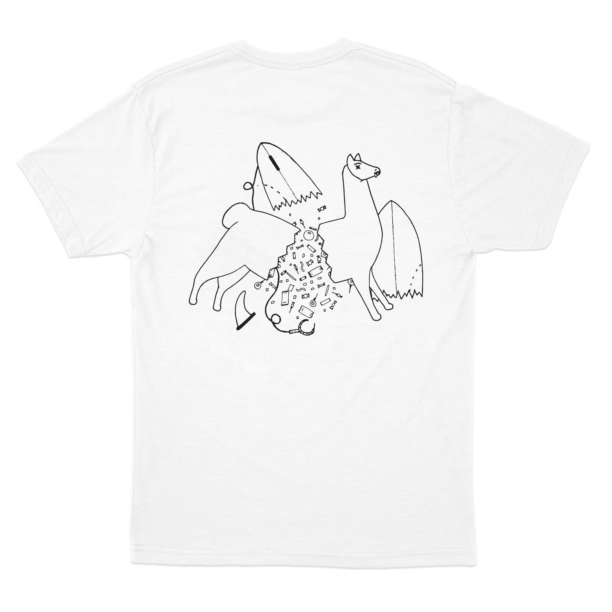 Surfing Llama Tee (White)