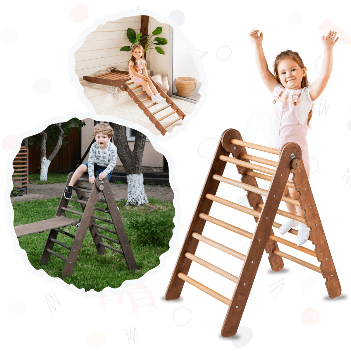 Montessori Triangle Ladder