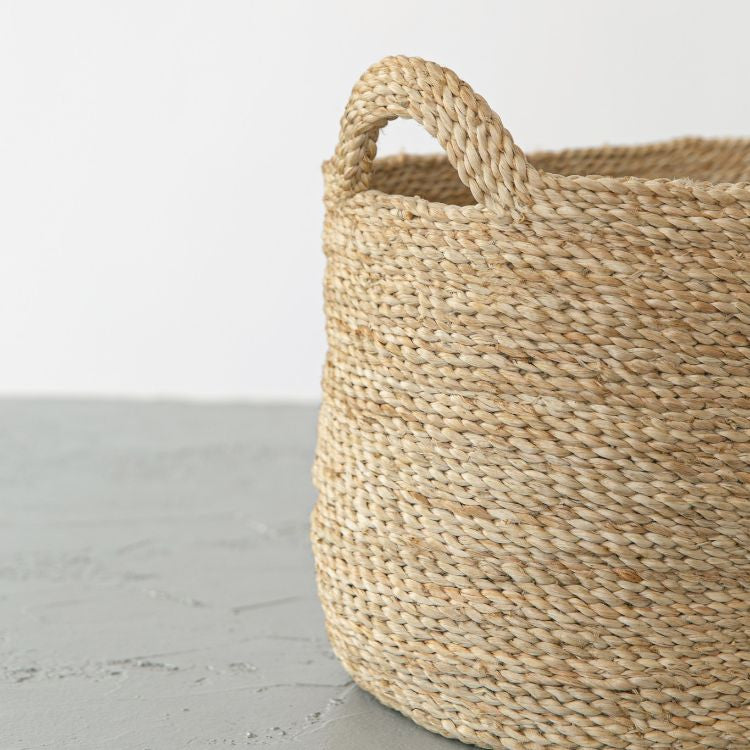 Oval Jute Baskets (Natural)