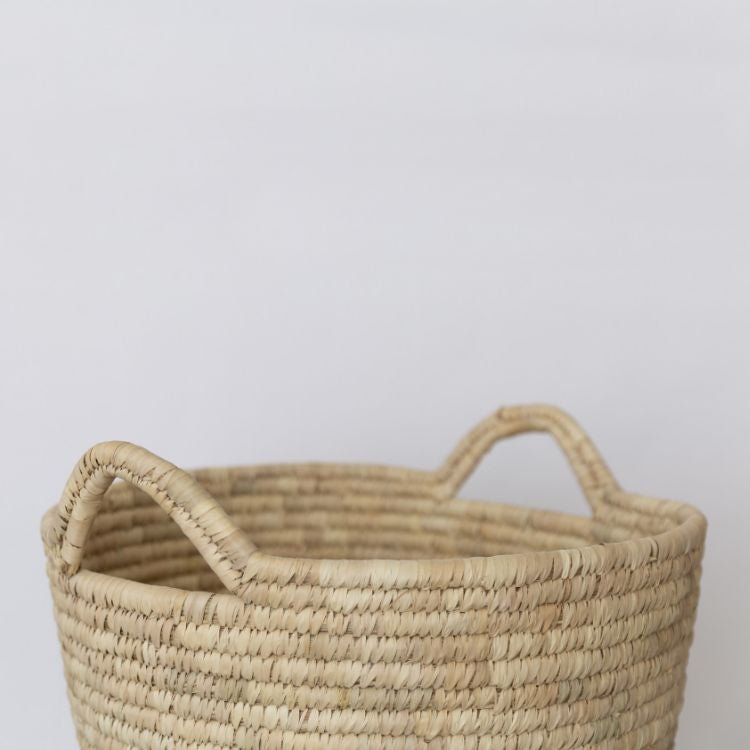 Palm Leaf Laundry Basket