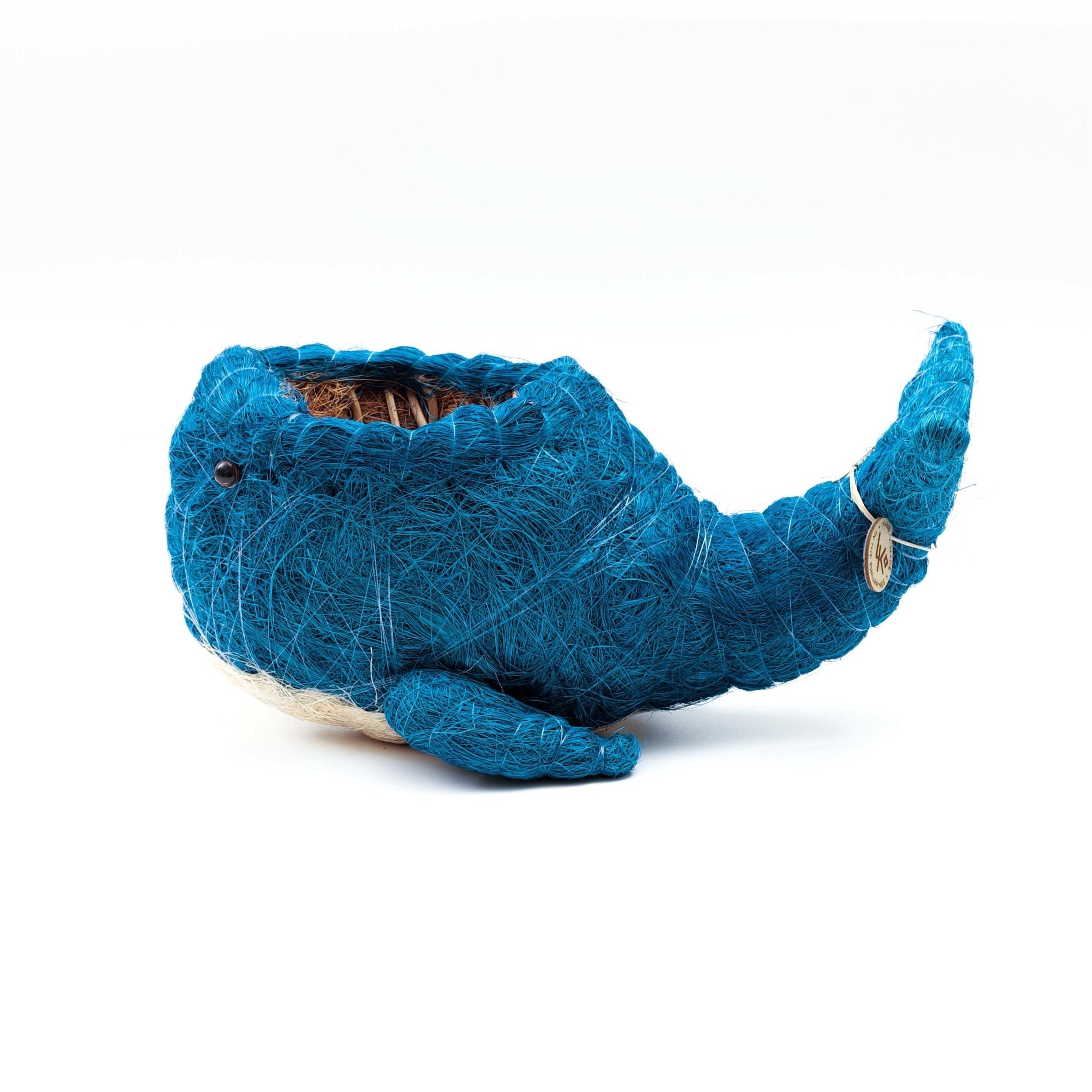 Planters - Wicker Whale Planter - Coco Planter | LIKHÂ - LIKHÂ