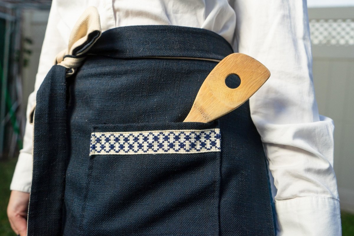 Kuffiyeh Apron (Blue)