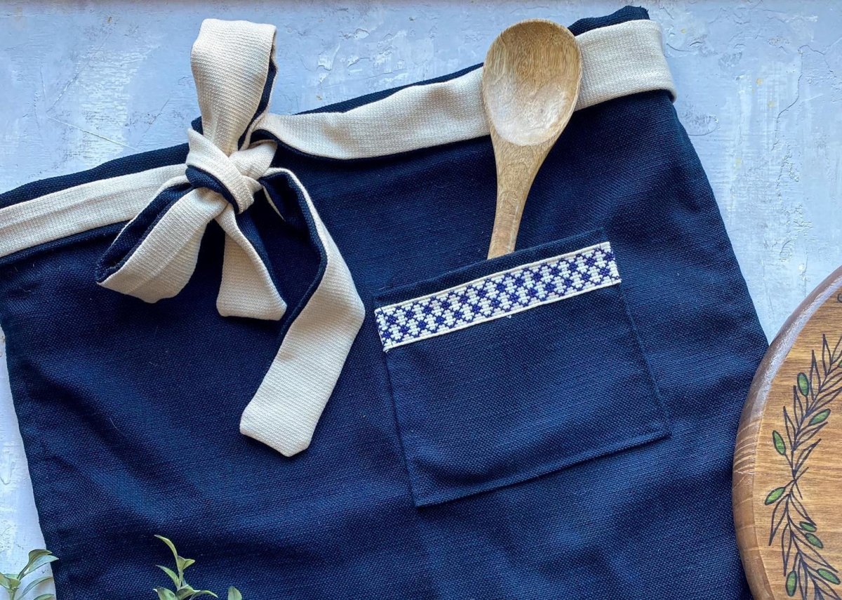 Kuffiyeh Apron (Blue)