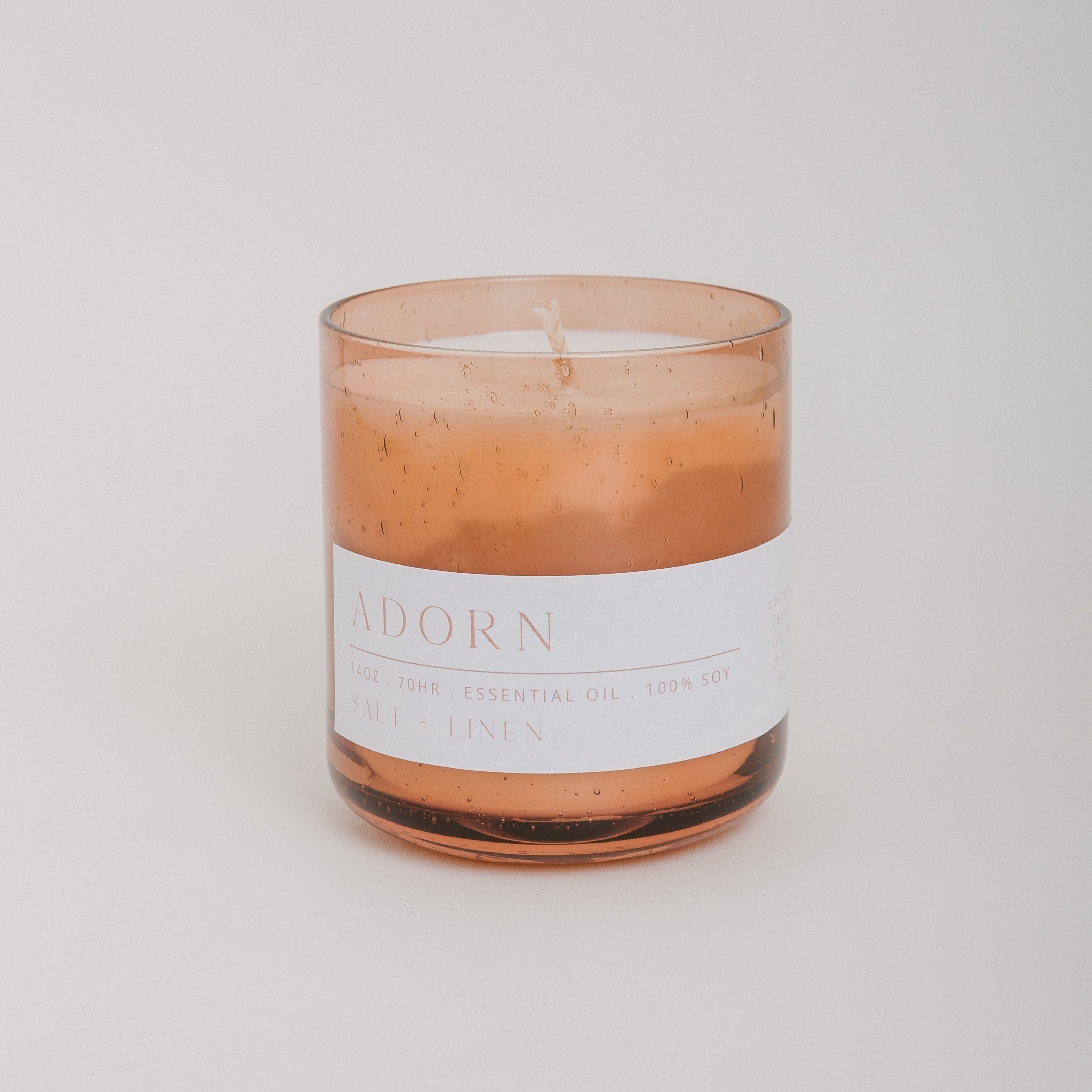 Candle (Salt + Linen)