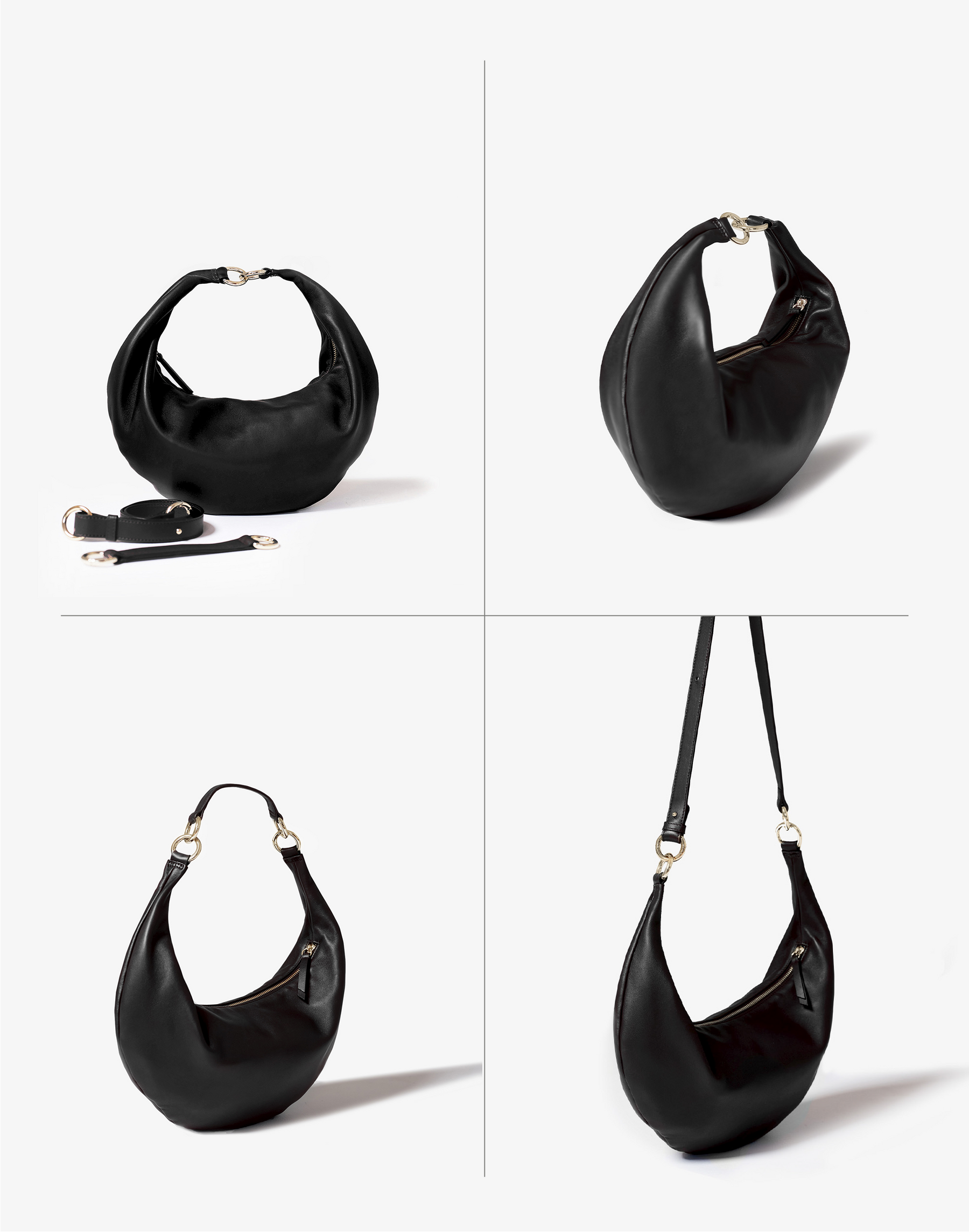 The Ring Bag (Black/Gold)