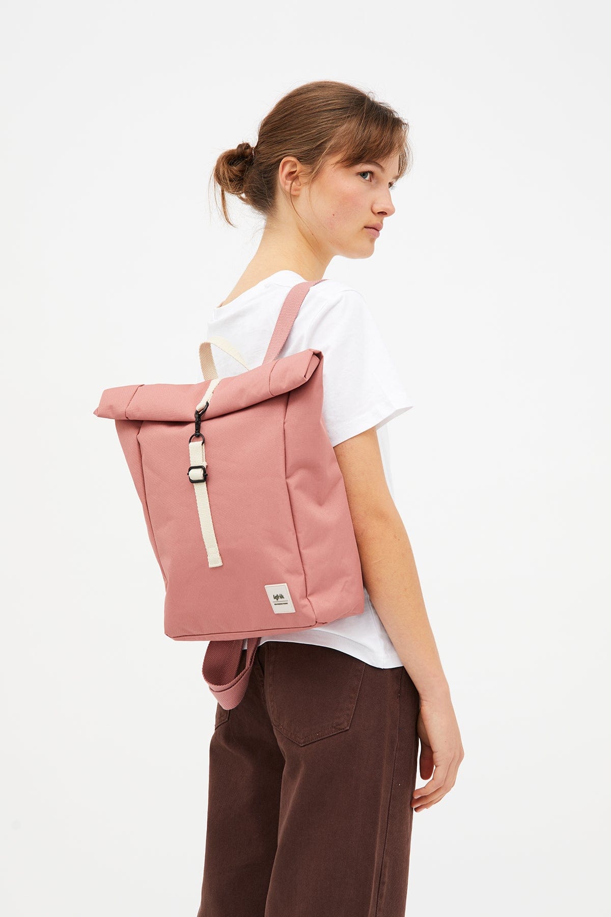 Roll Mini Backpack (Dust Pink)