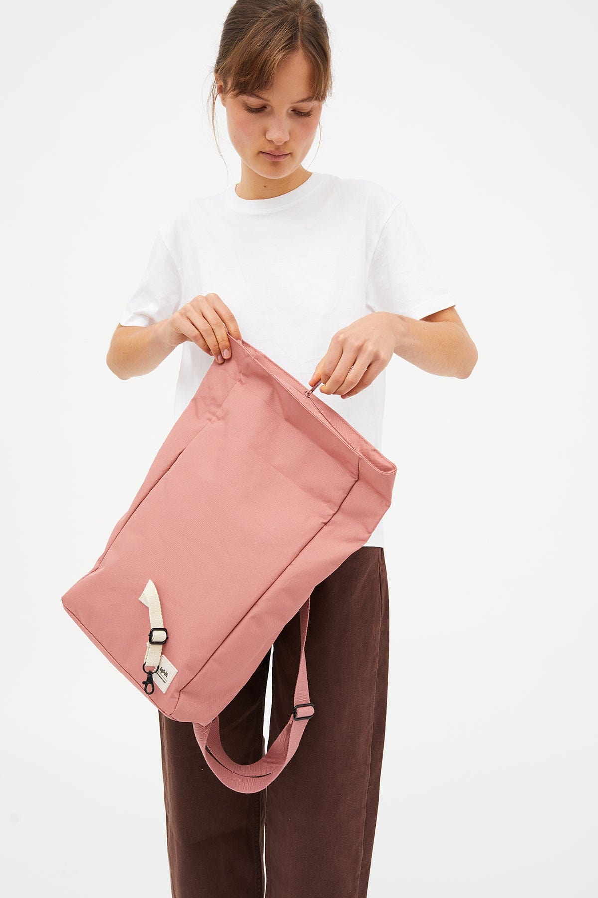Roll Mini Backpack (Dust Pink)