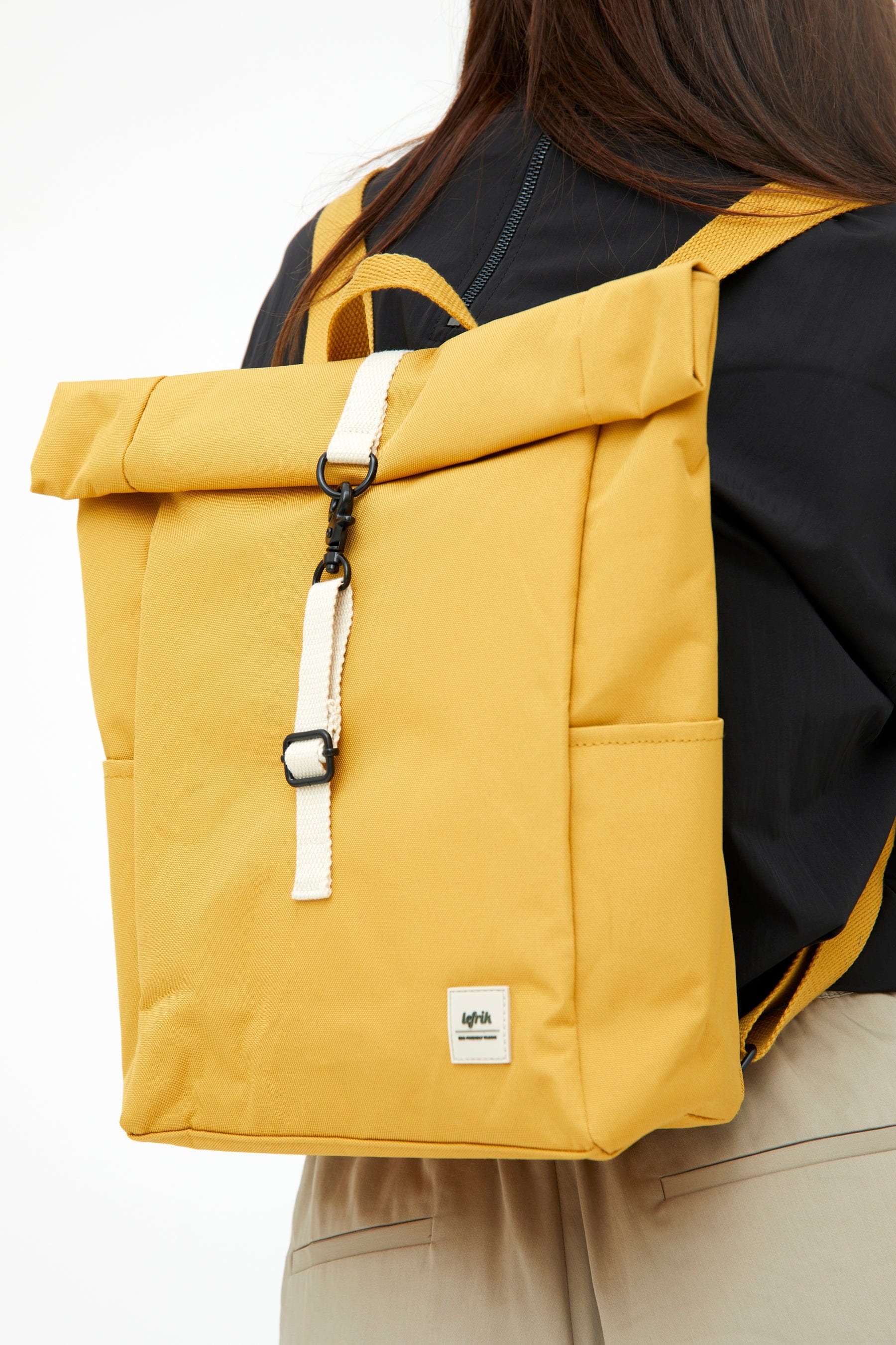 Roll Mini Backpack (Mustard)
