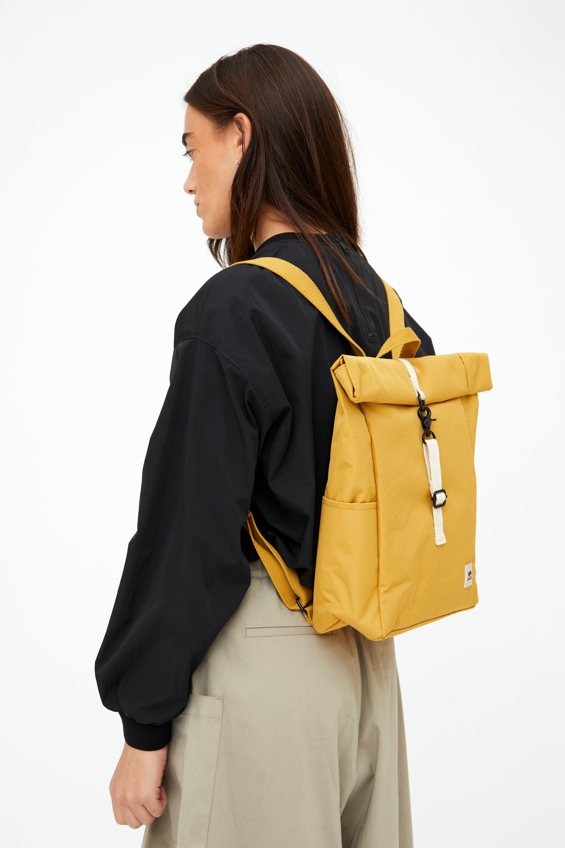 Roll Mini Backpack (Mustard)