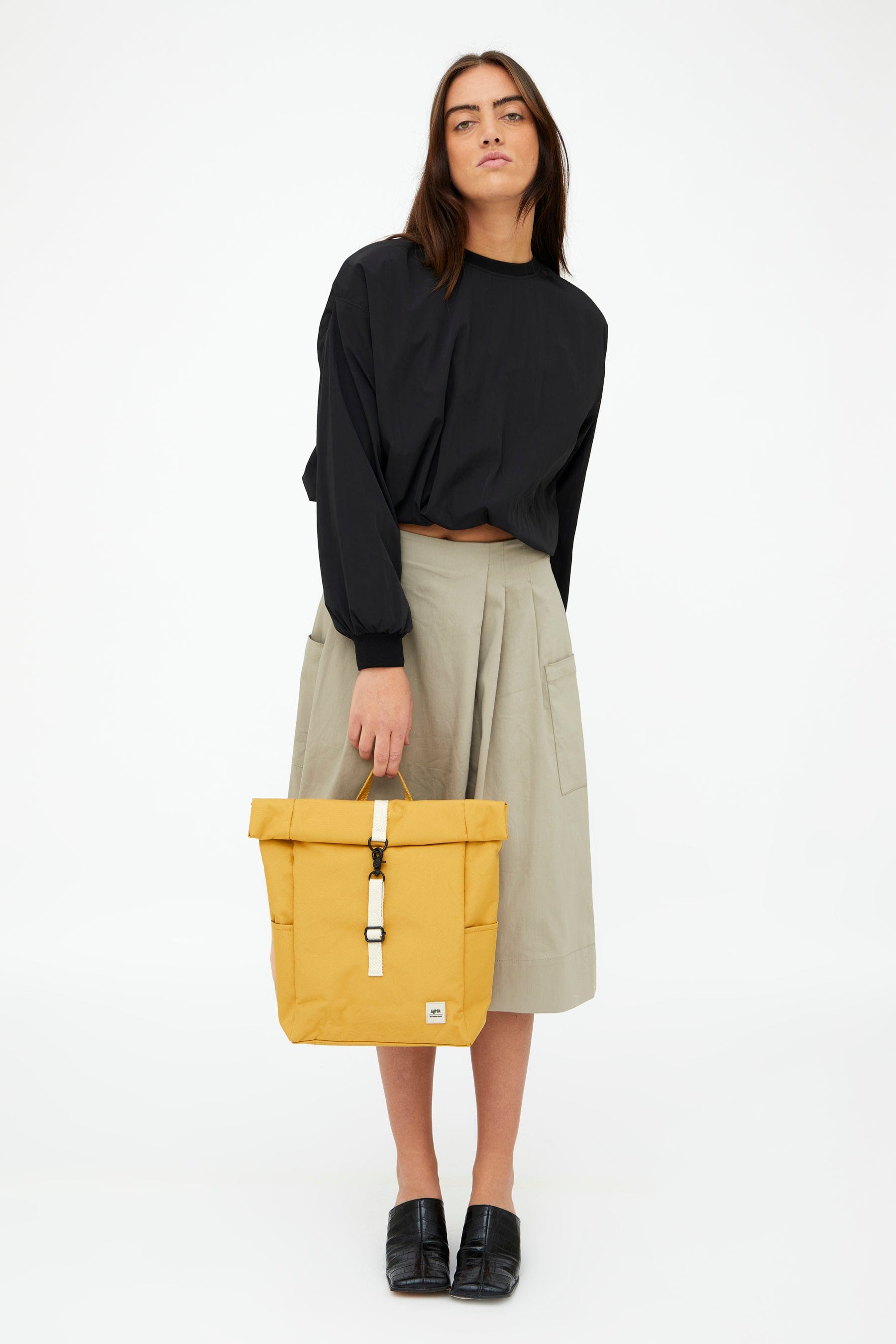 Roll Mini Backpack (Mustard)