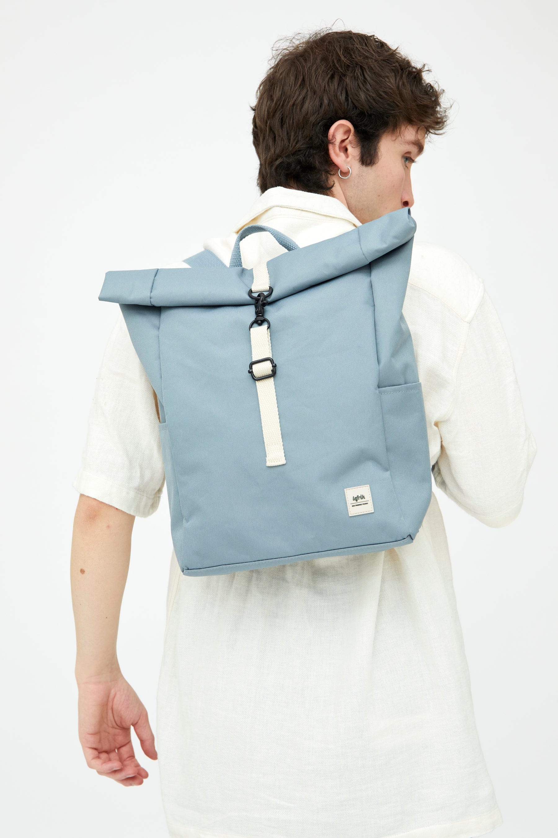 Roll Mini Backpack (Stone Blue)