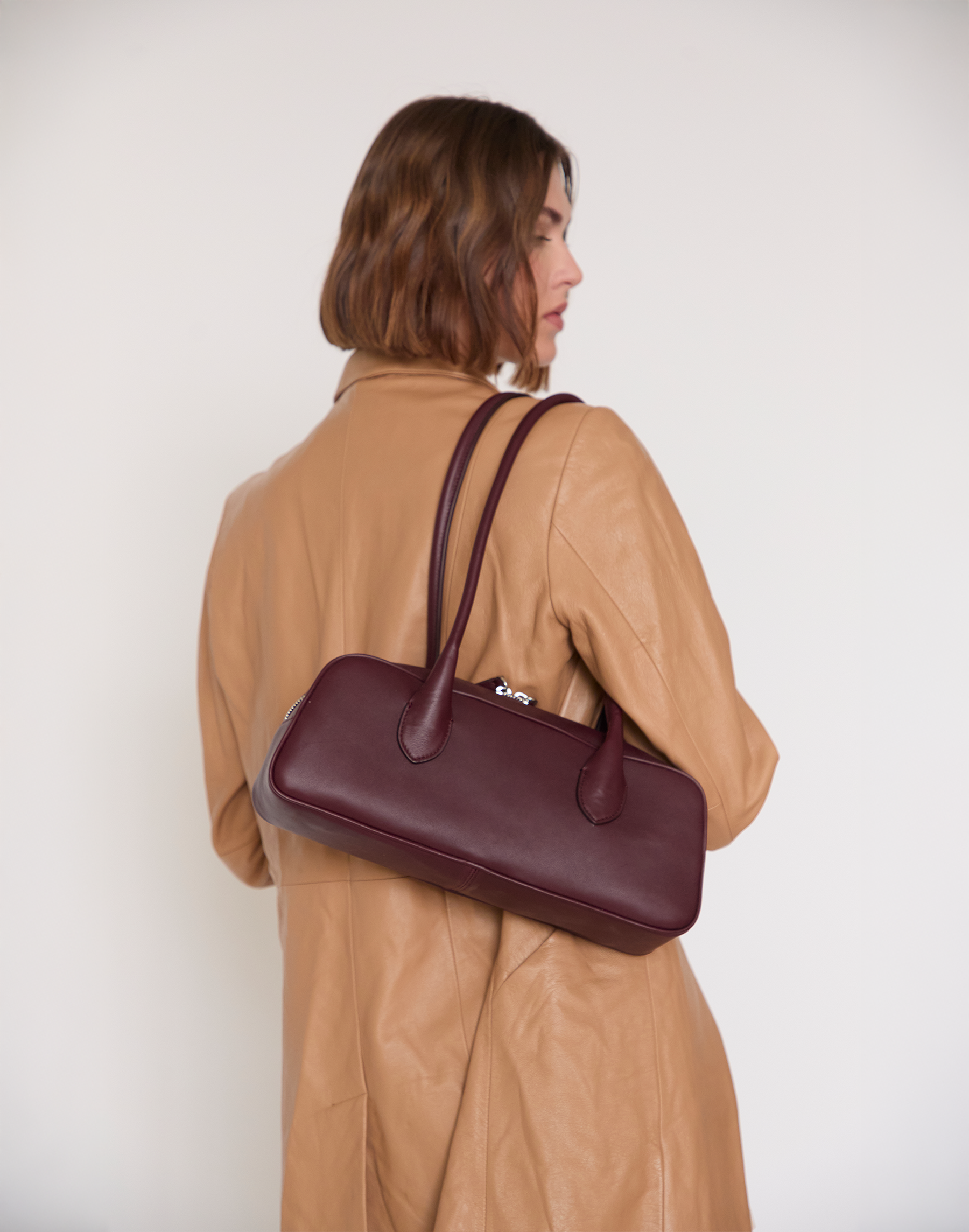 La Strada East West Bag (Burgundy)