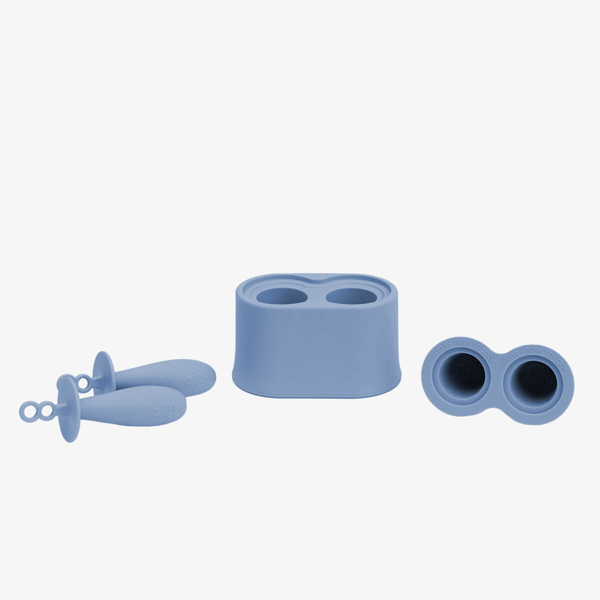 Tiny Pops in Indigo / Silicone Popsicle Mold for Babies, Frozen Puree & Breastmilk Popsicles #color_indigo