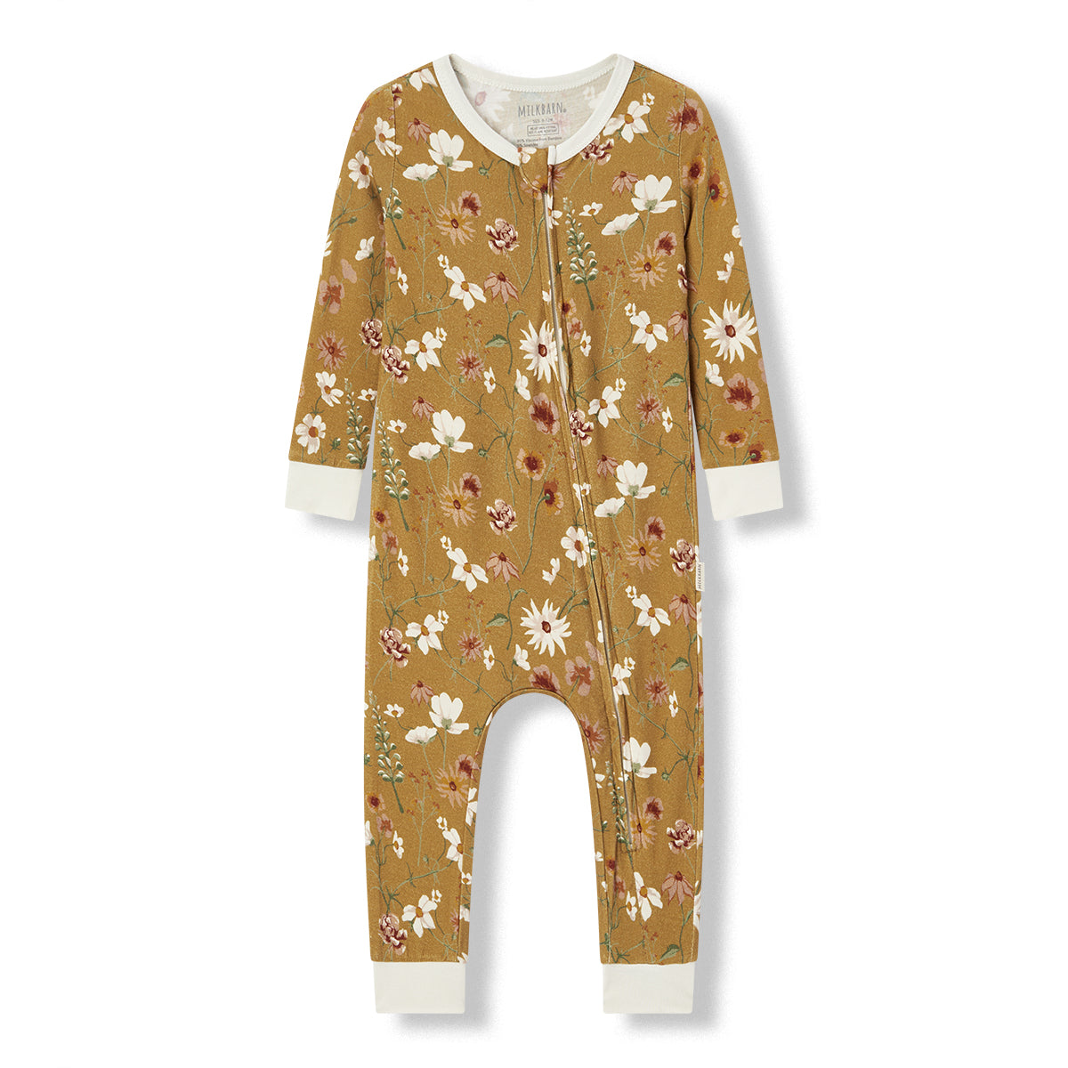 Wildflower Luxe Stretch Zipper Pajama