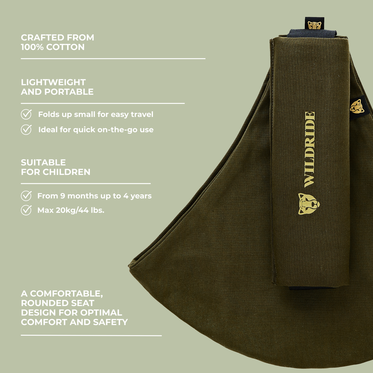 Toddler Carrier (Army Green)
