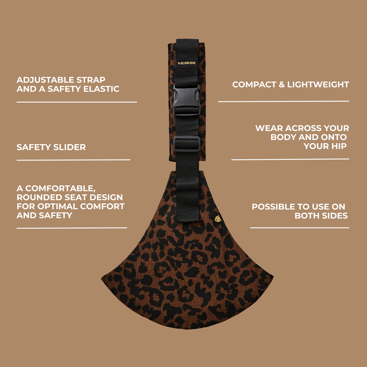Toddler Carrier (Leopard Print Brown)