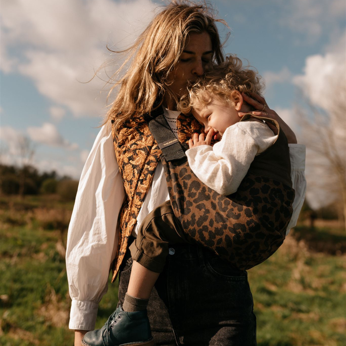 Toddler Carrier (Leopard Print Brown)