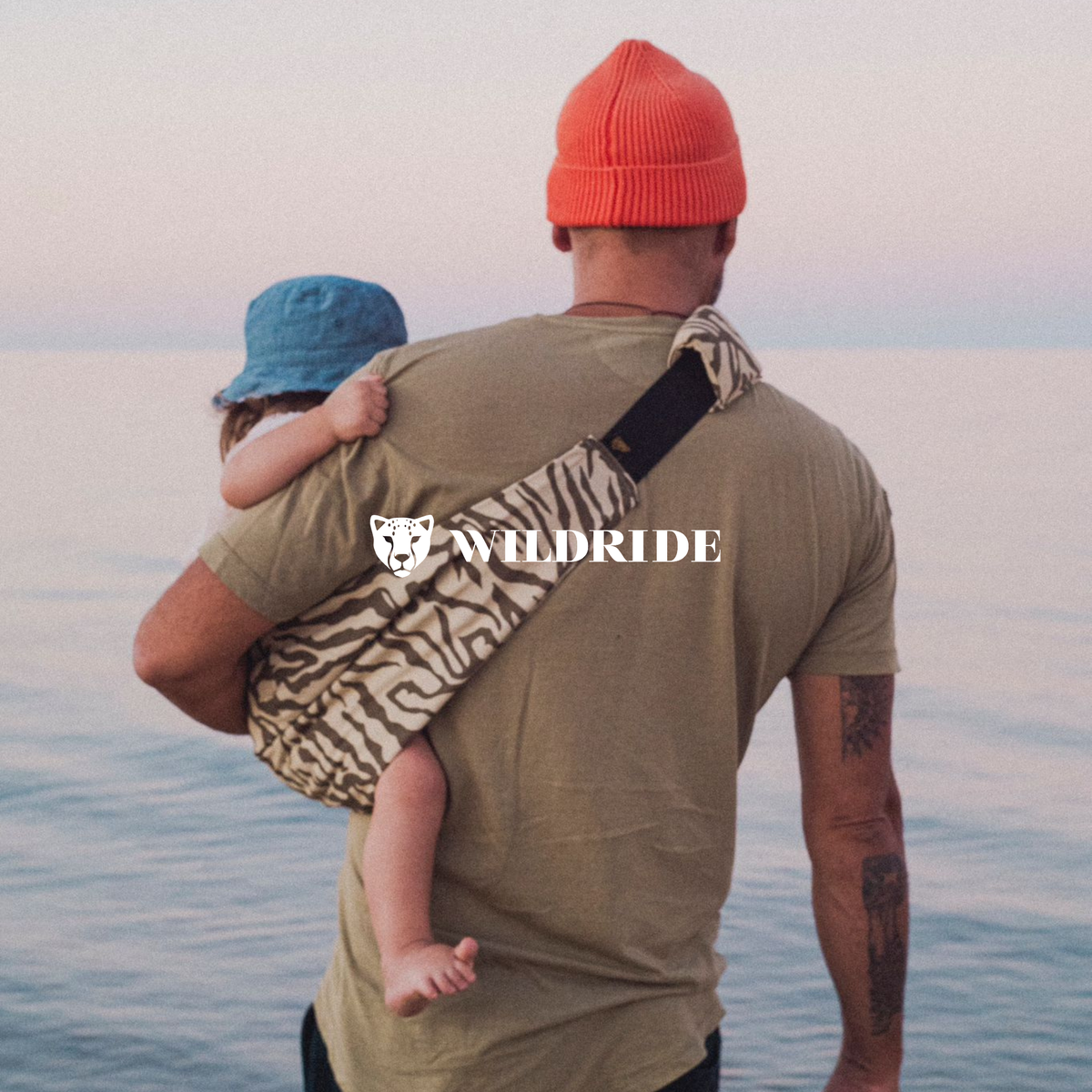 Toddler Carrier (Brown Zebra Print)