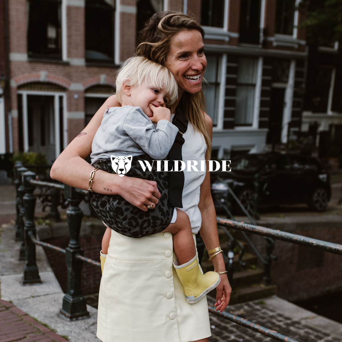 Toddler Carrier (Leopard Print Grey)