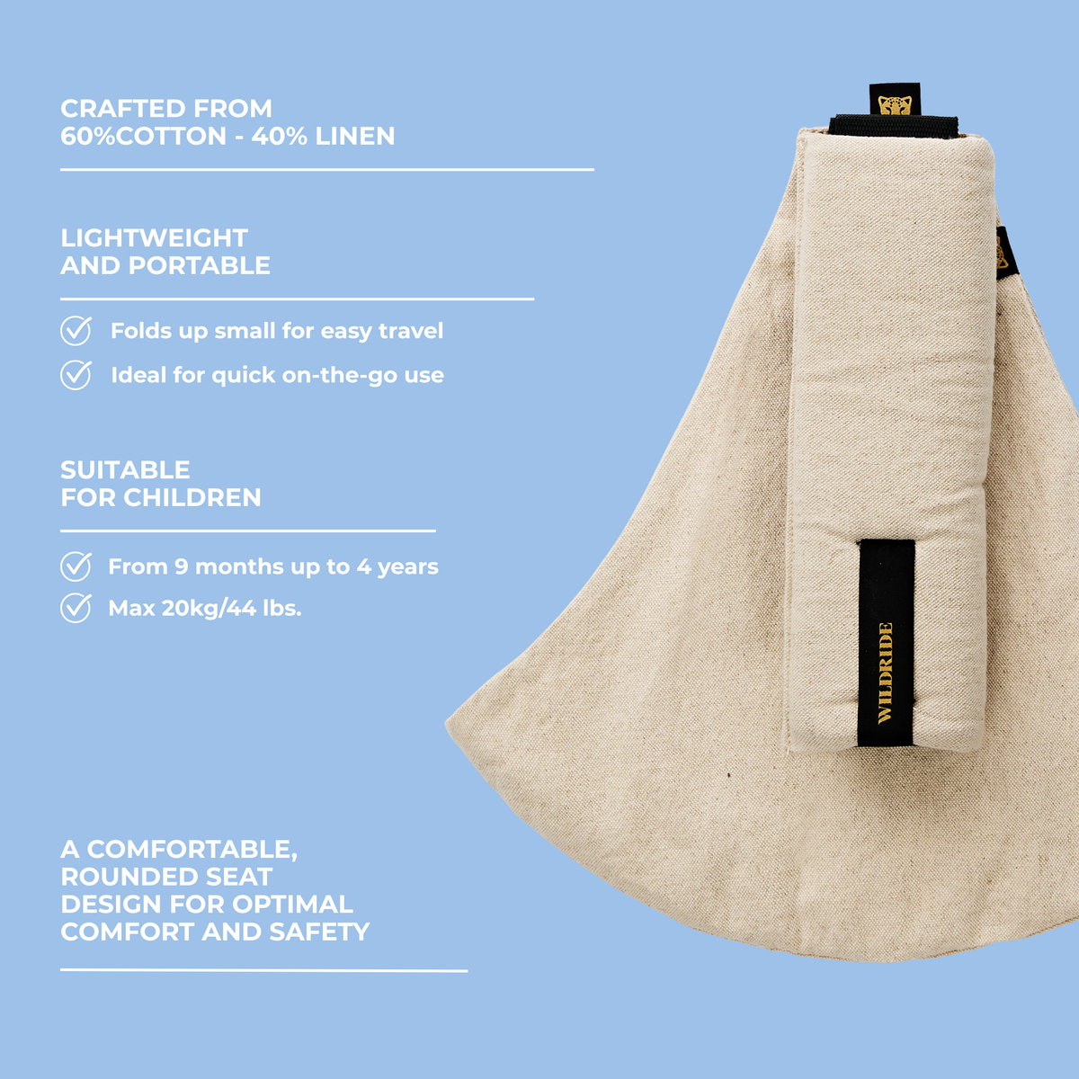 Toddler Carrier (Sand Linen)
