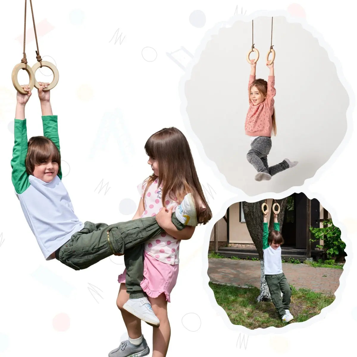 Wooden Gymnastic Rings