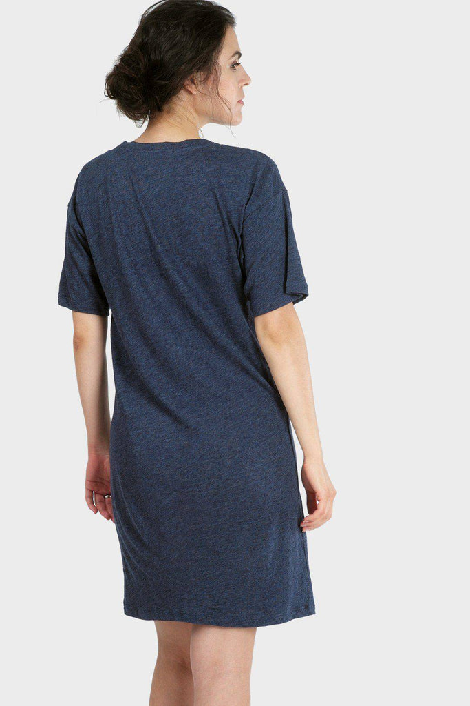 Mika T-Shirt Dress (Heather Lake) Dress 337 Brand 