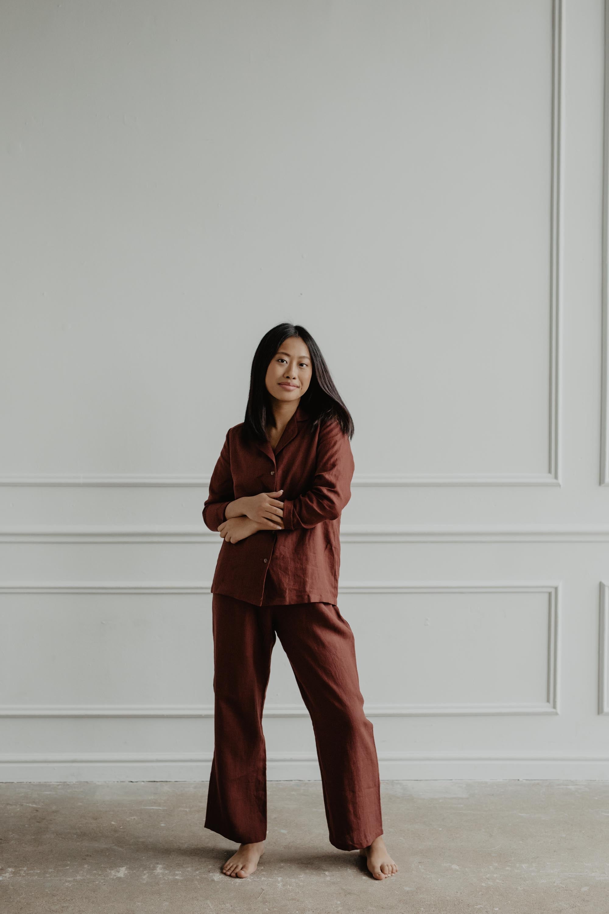 Nightly Linen Pajama Set