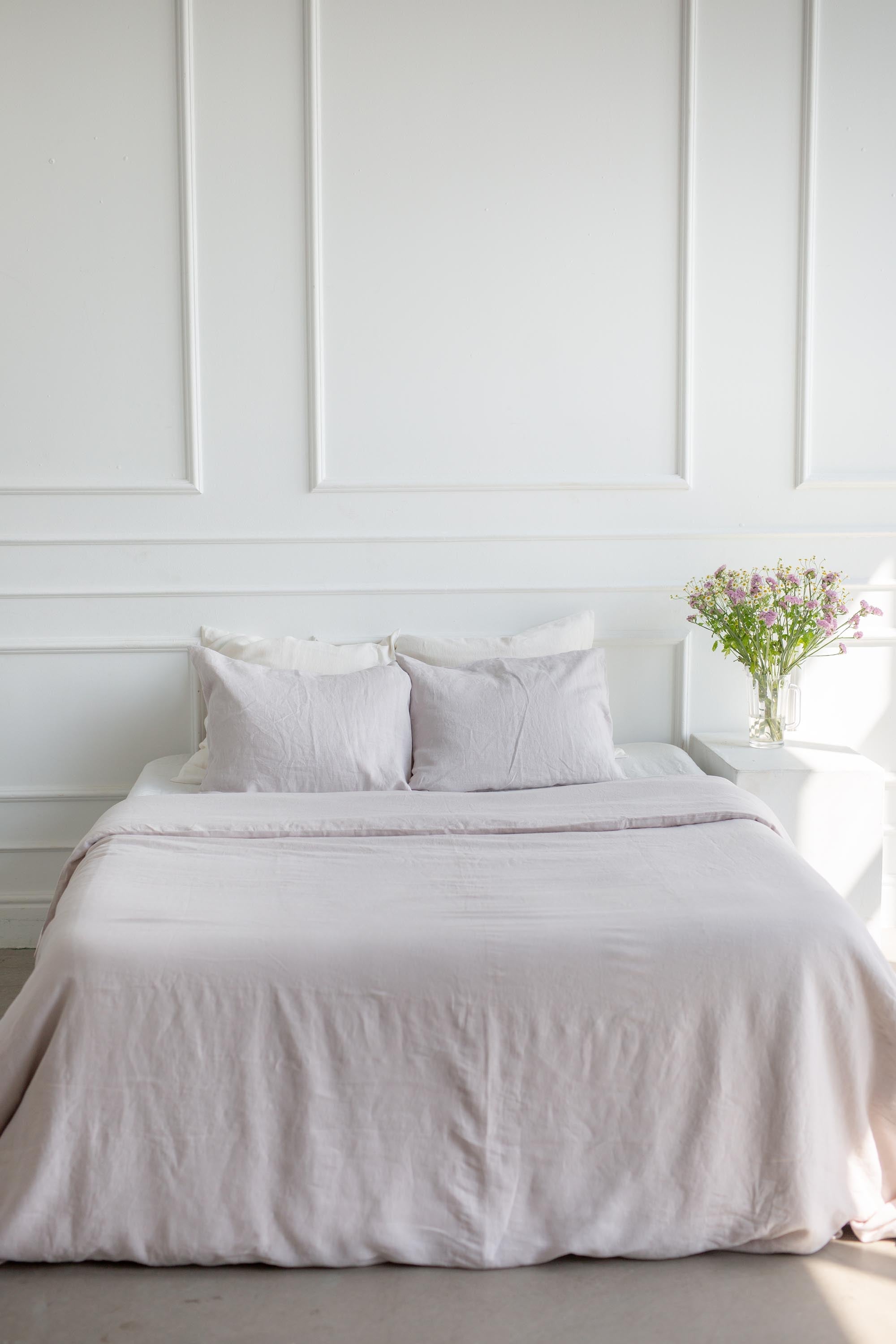 Linen Bedding Set (Cream)