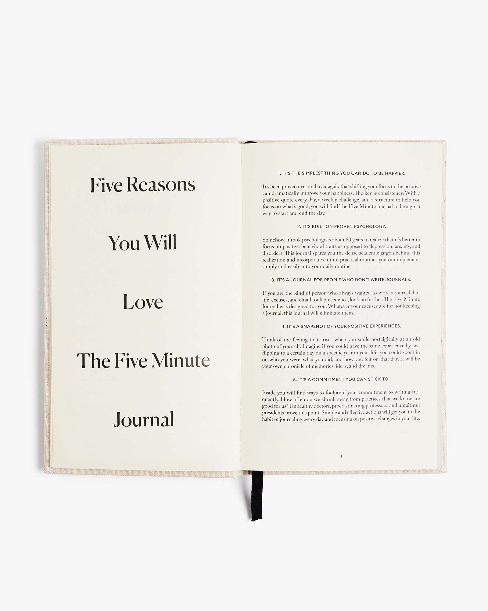 The Five Minute Journal (Original Linen)