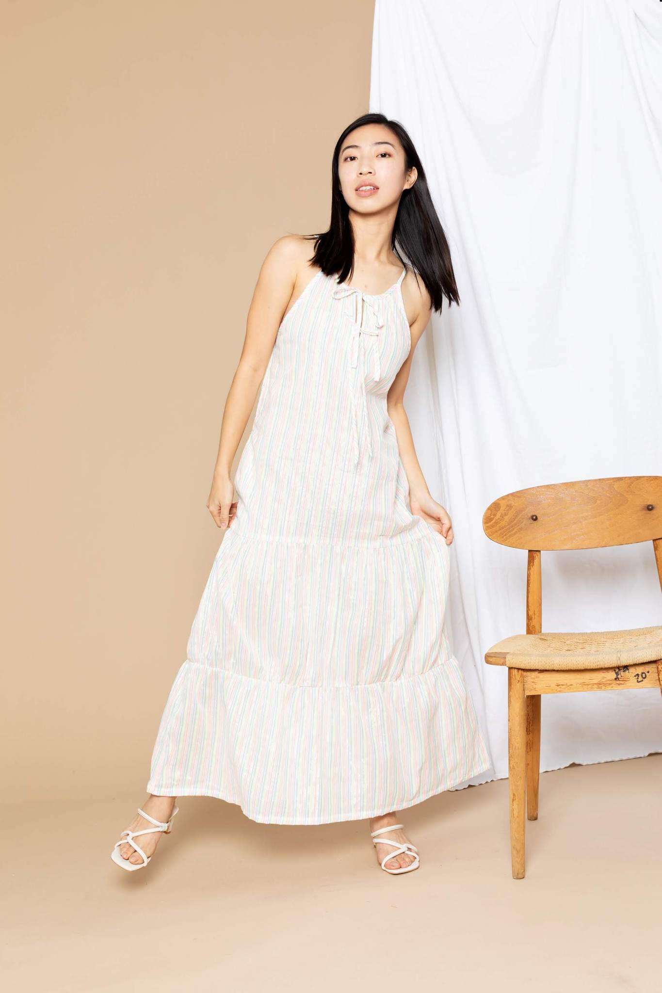 Paula Tiered Cover-Up Maxi - Consciously