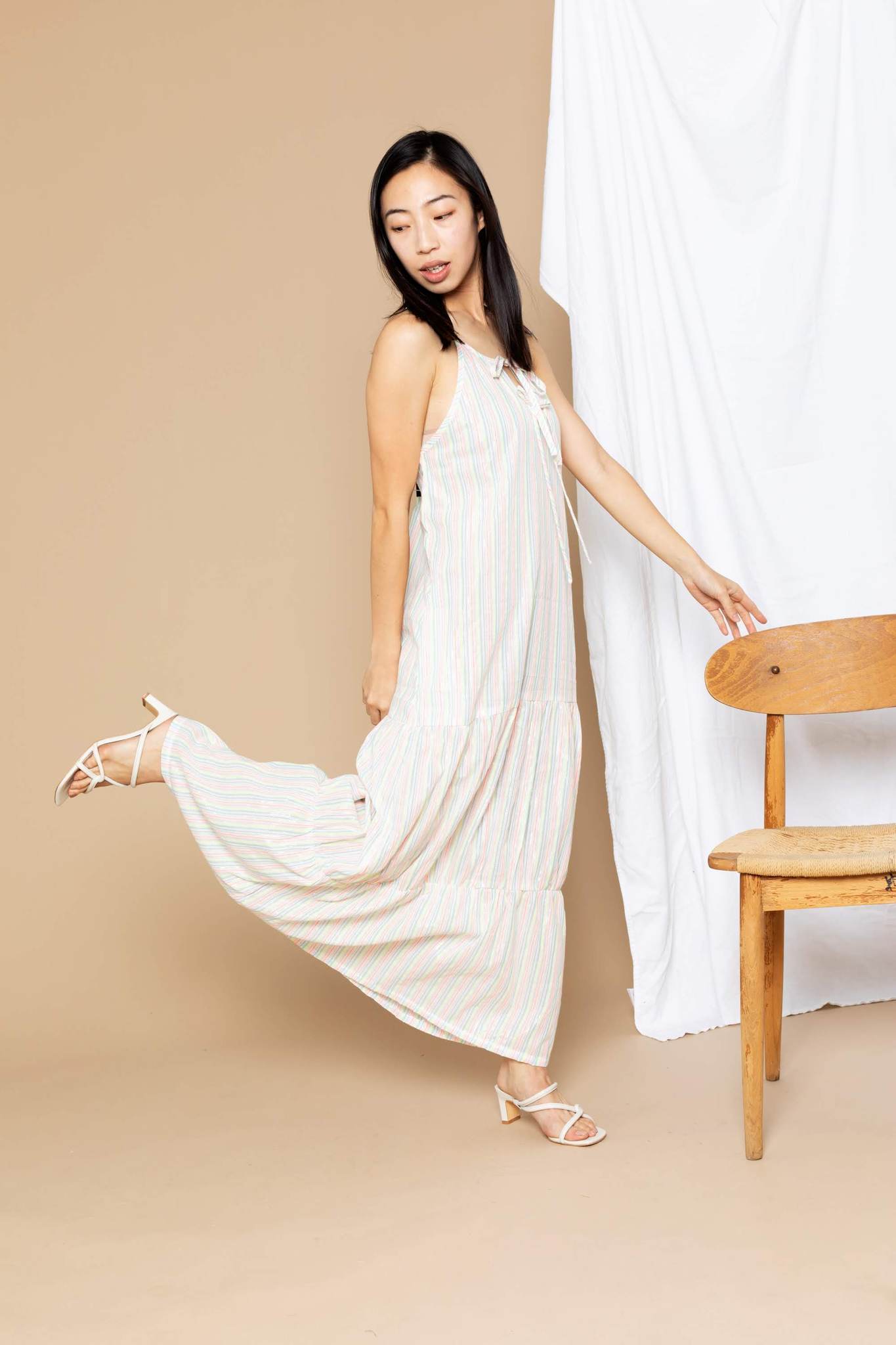 Paula Tiered Cover-Up Maxi - Consciously