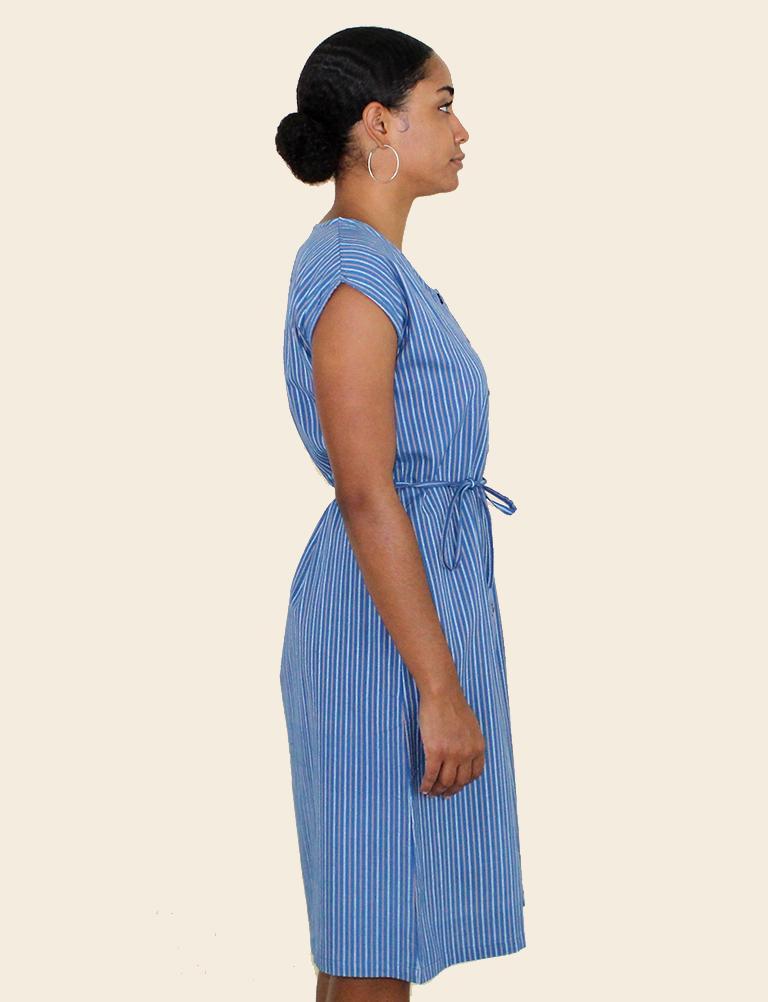 Cara Button Dress - Consciously
