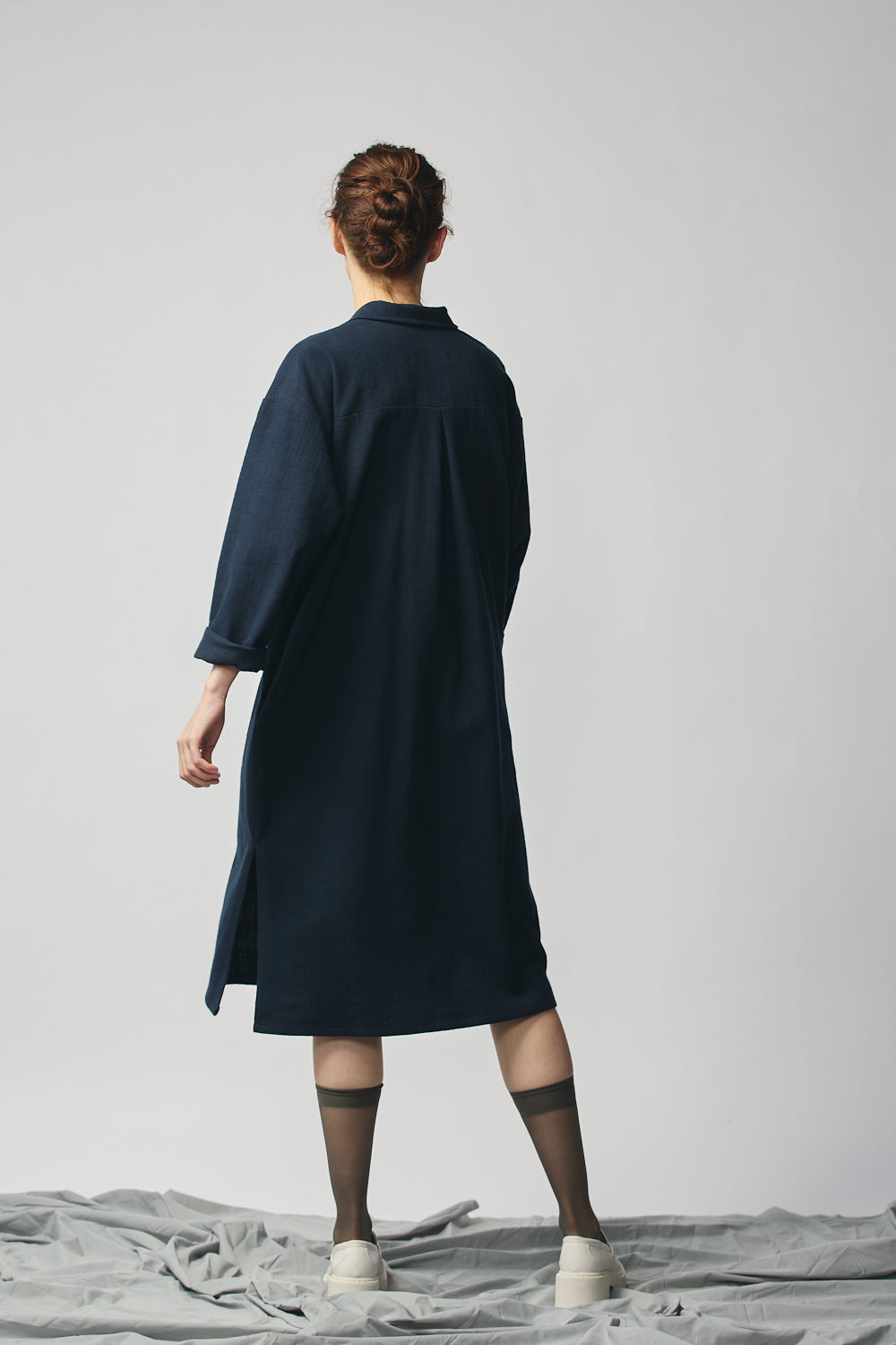 Brushed Cotton Shirtdress