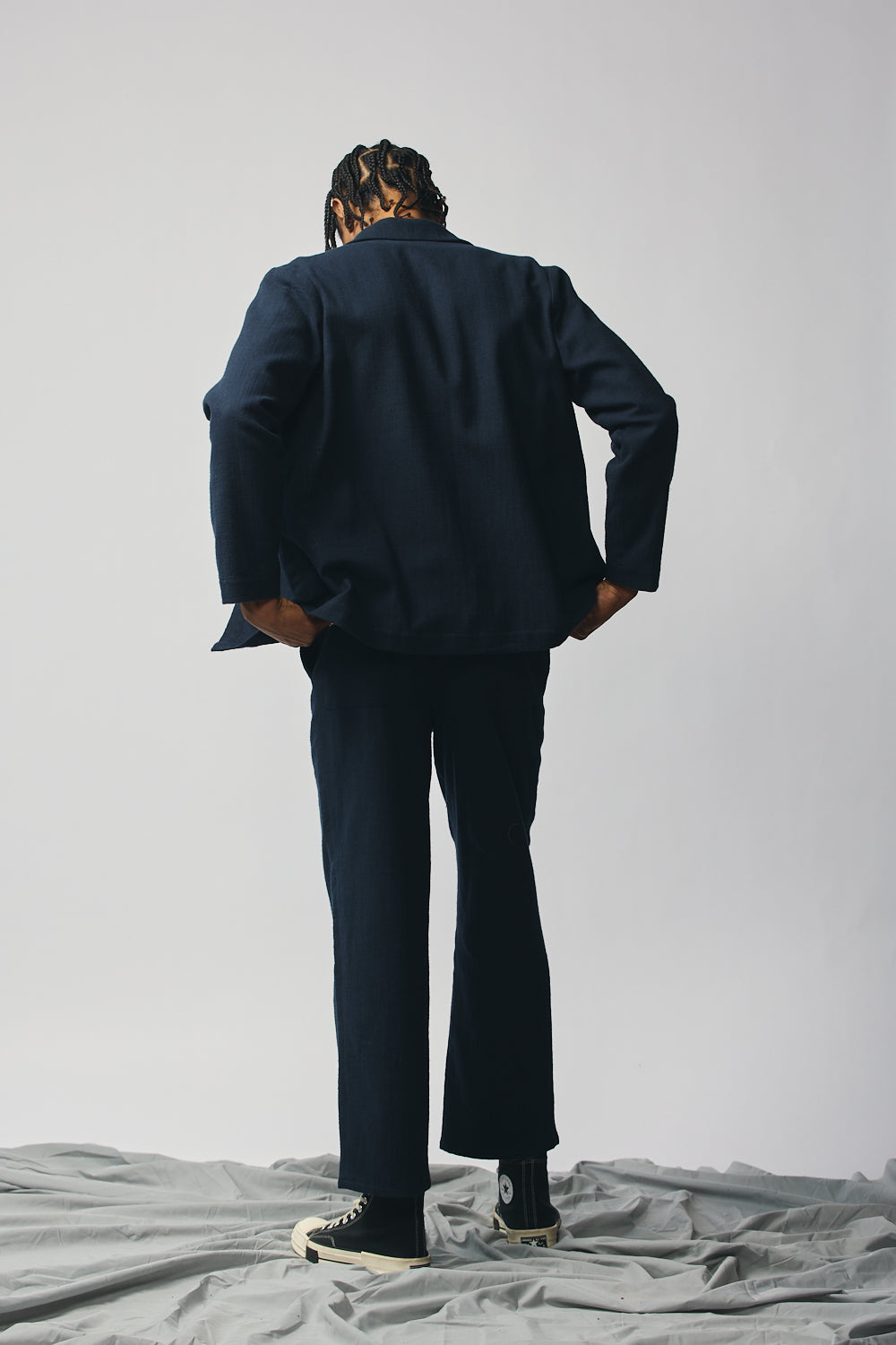 Gender-Neutral Chore Jacket (Indigo)