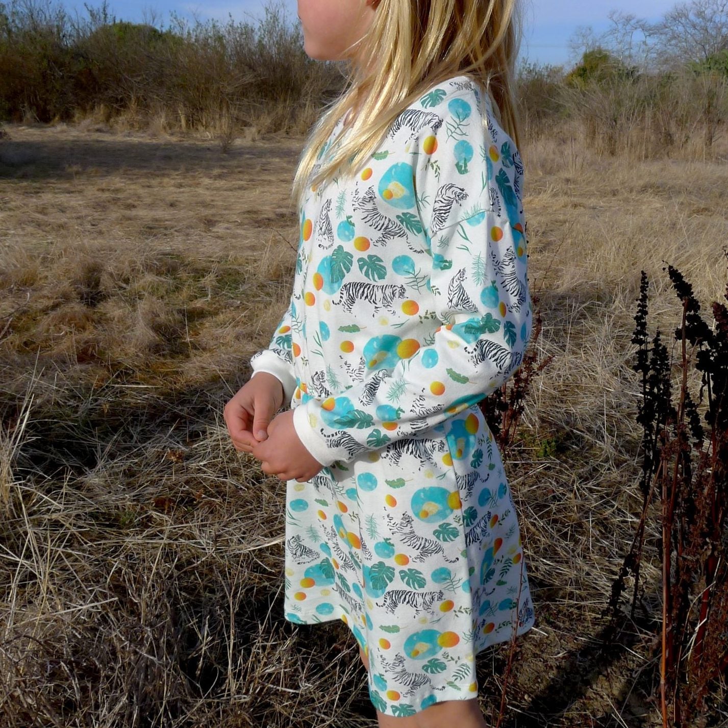 Long Sleeve Dress (Magical Jungle)