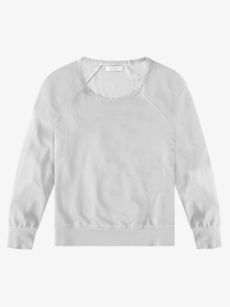 French Terry Raglan Sweatshirt (Ice Gray) Sweatshirt Graceful District 