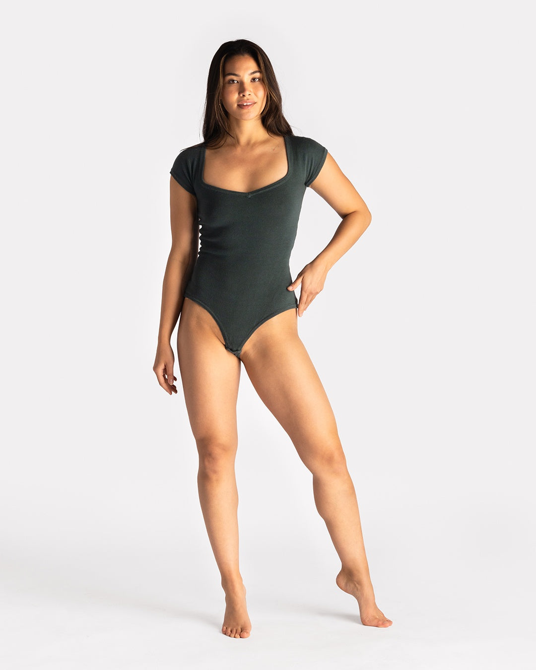 Knit Bodysuit (Forest)