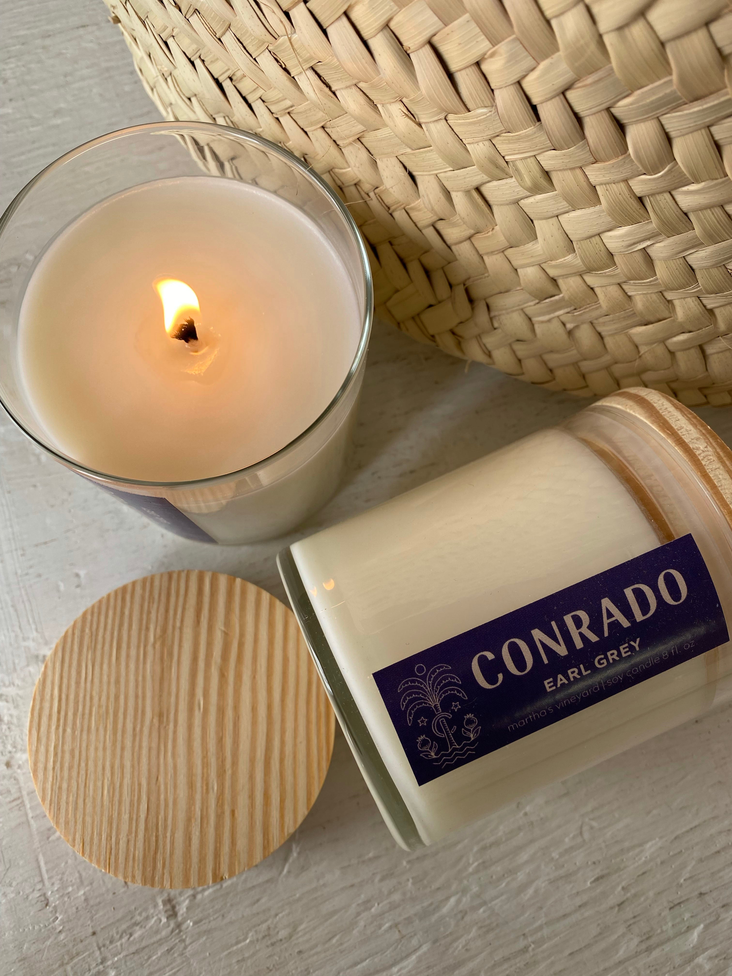 Conrado Organic Soy Candle (Earl Grey)