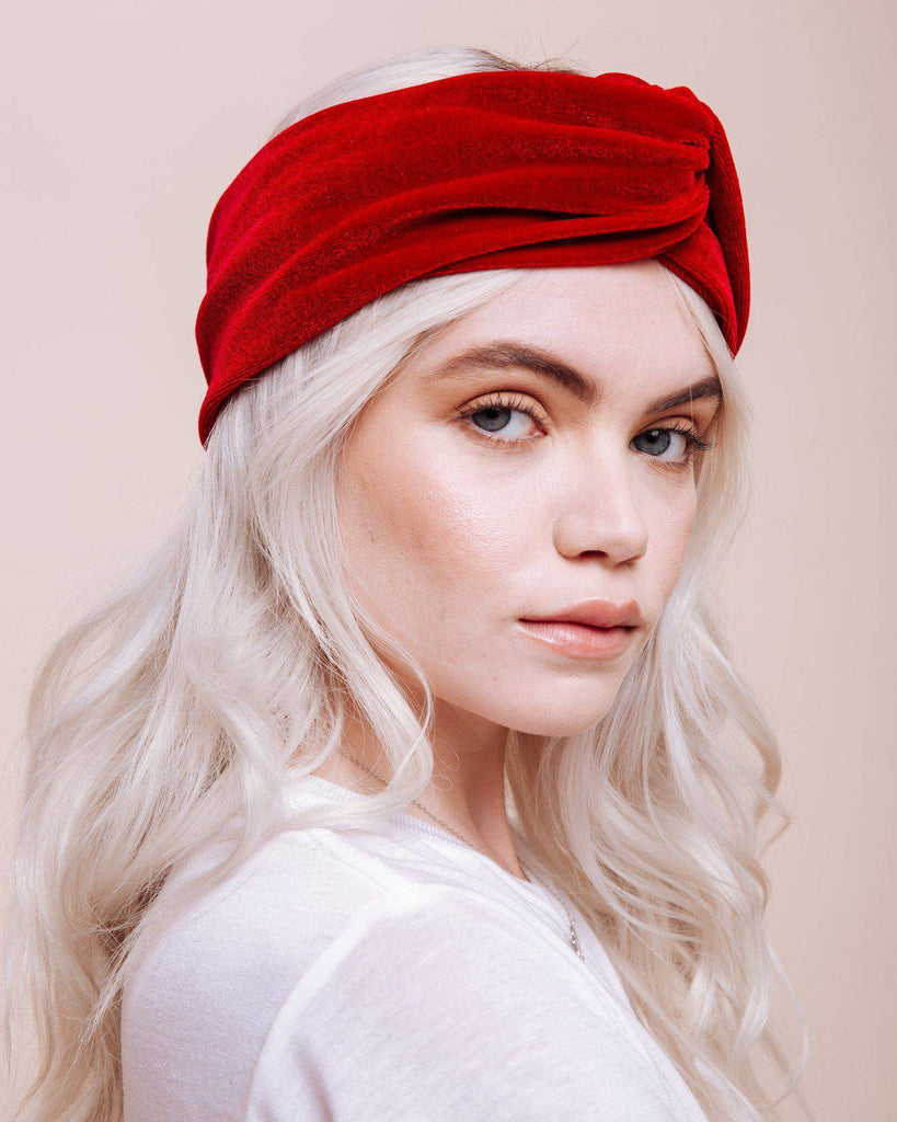 Scarlet Siren Velvet Turban - Consciously