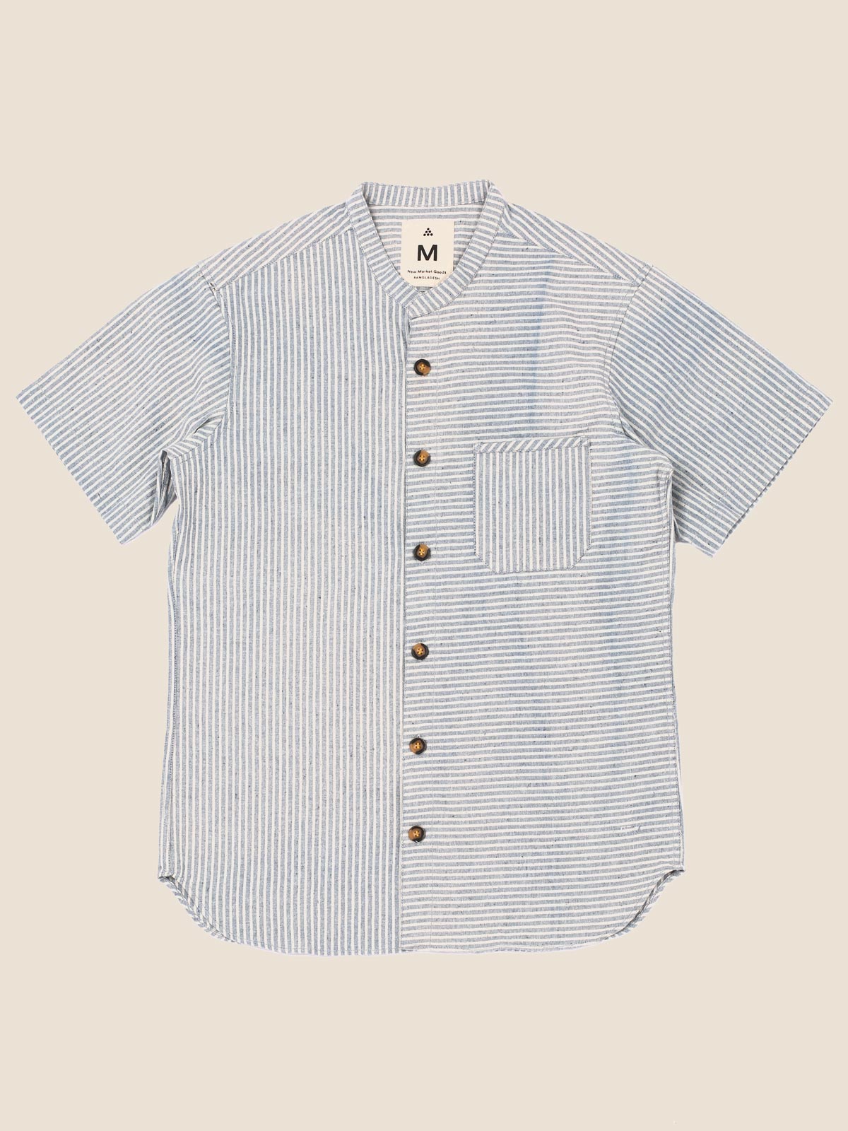 Deshal Comilla Baseball Button-Down Shirt - White