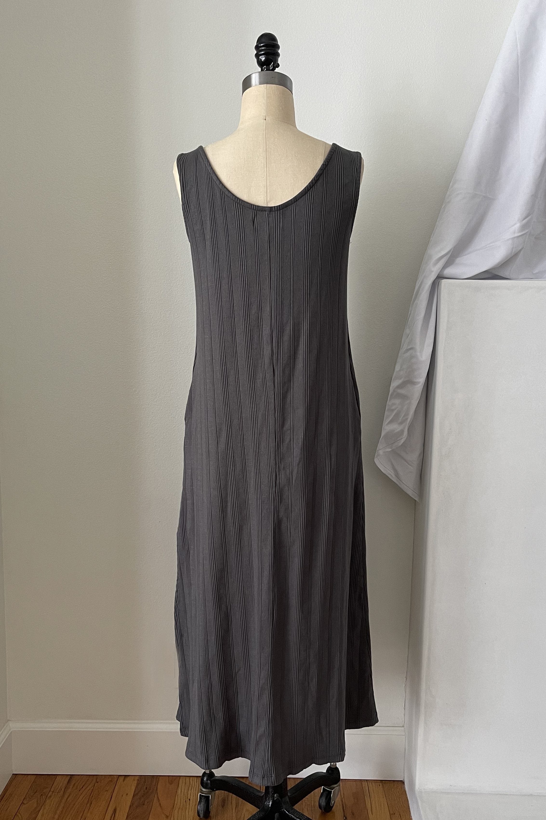 Fortuna Wide Rib Dress - Zinc Grey DRESS Mien 