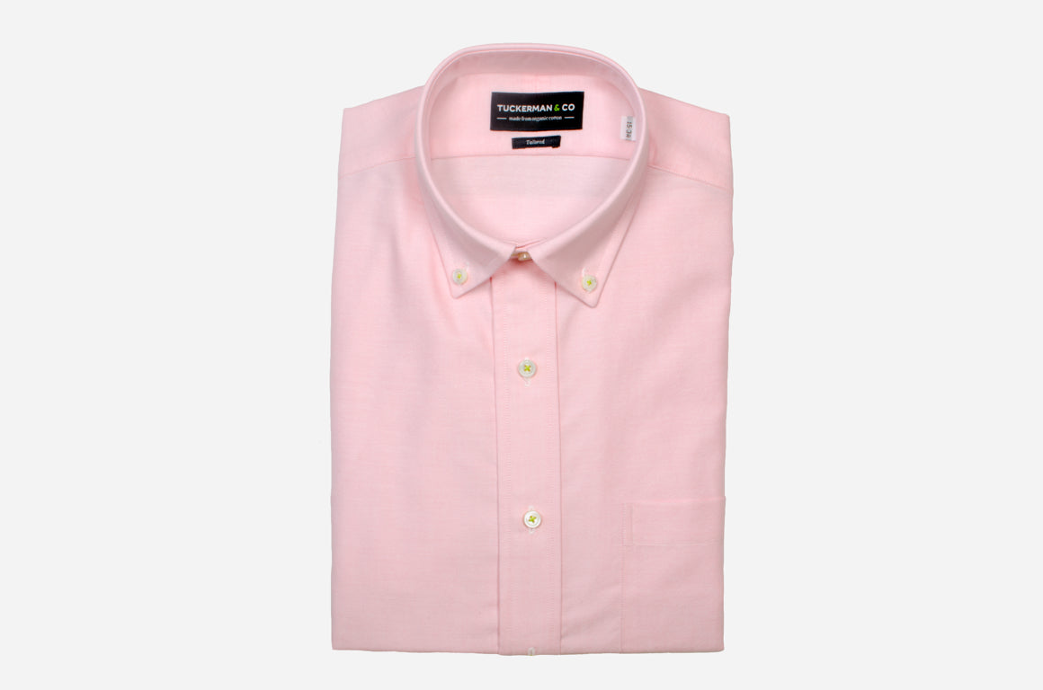 Men's Oxford Button Down (Salmon Pink)