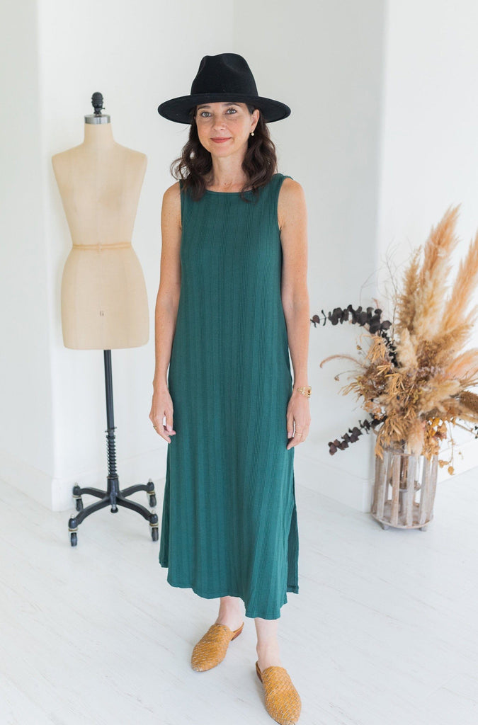 Fortuna Wide Rib Dress - Jade DRESS Mien 