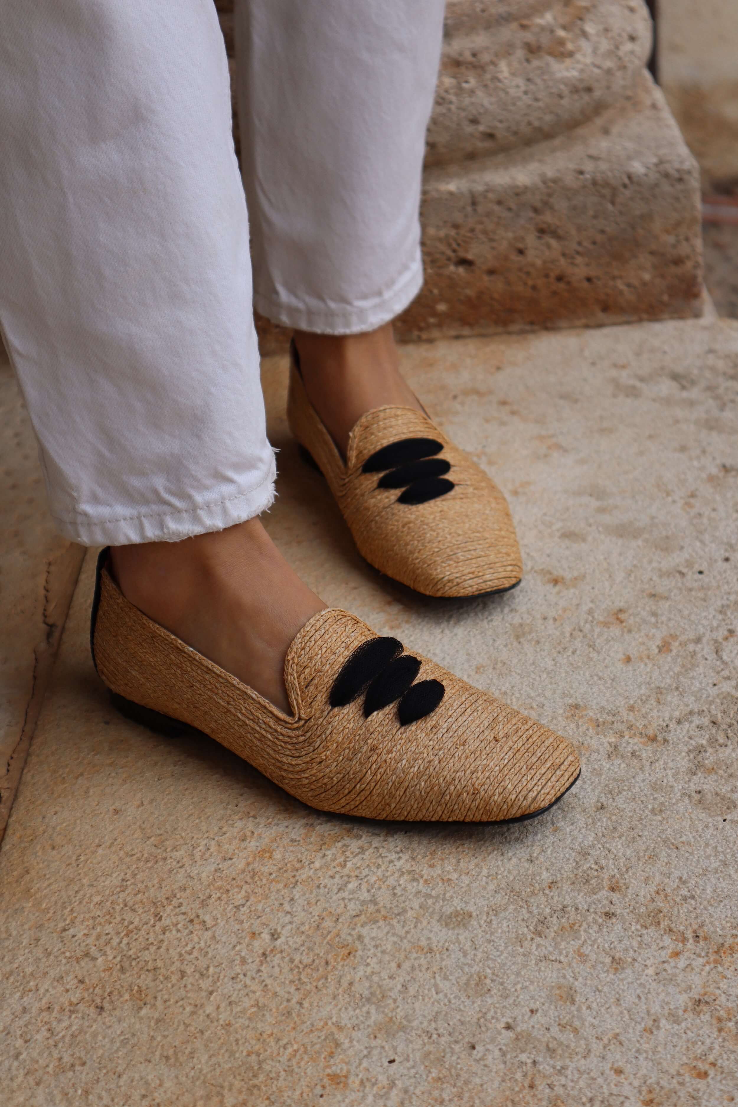 Mocasín Rafia Casablanca