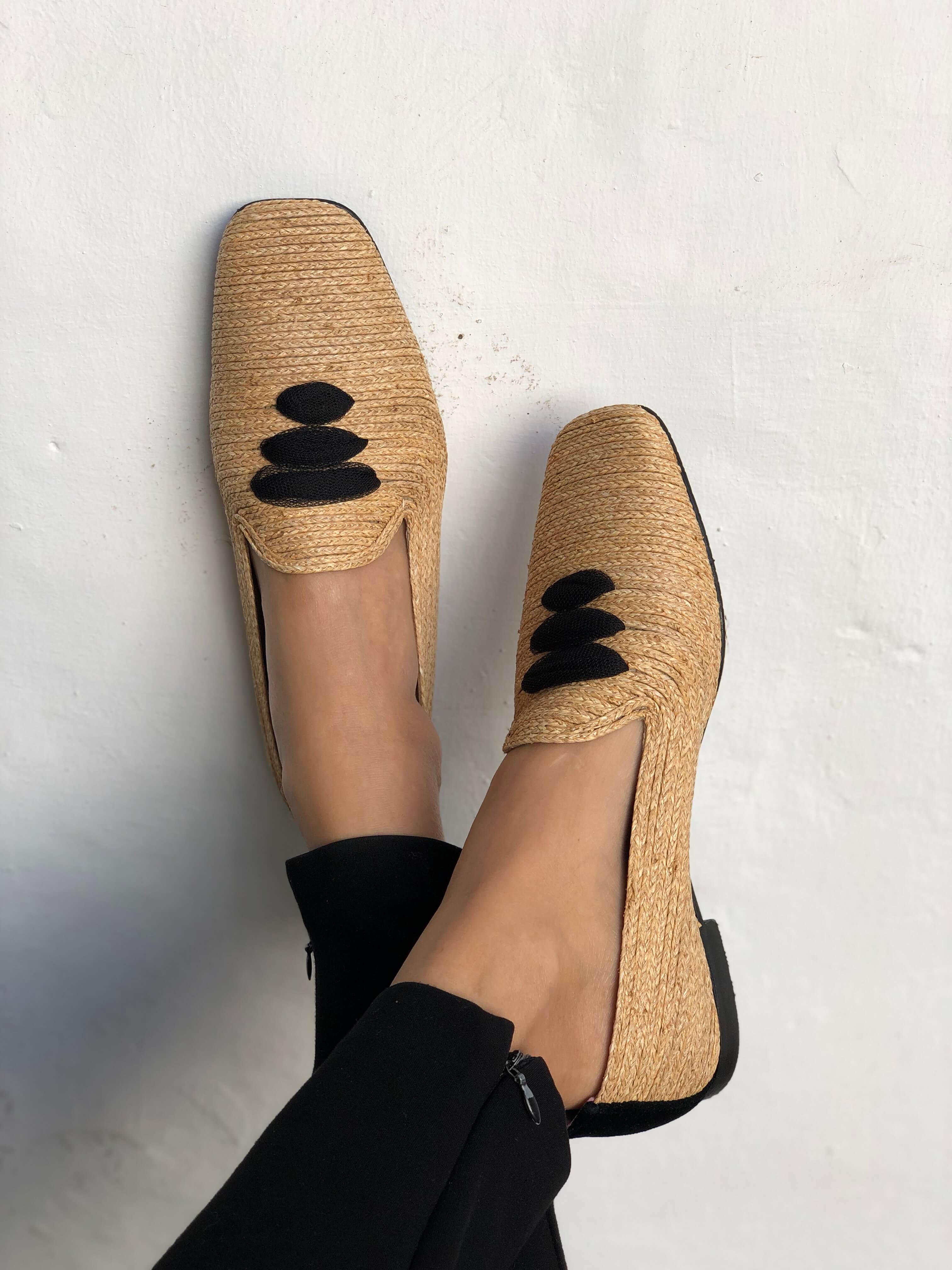 Mocasín Rafia Casablanca