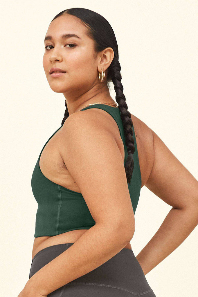 Paloma Bra (Moss) Bra Girlfriend Collective 