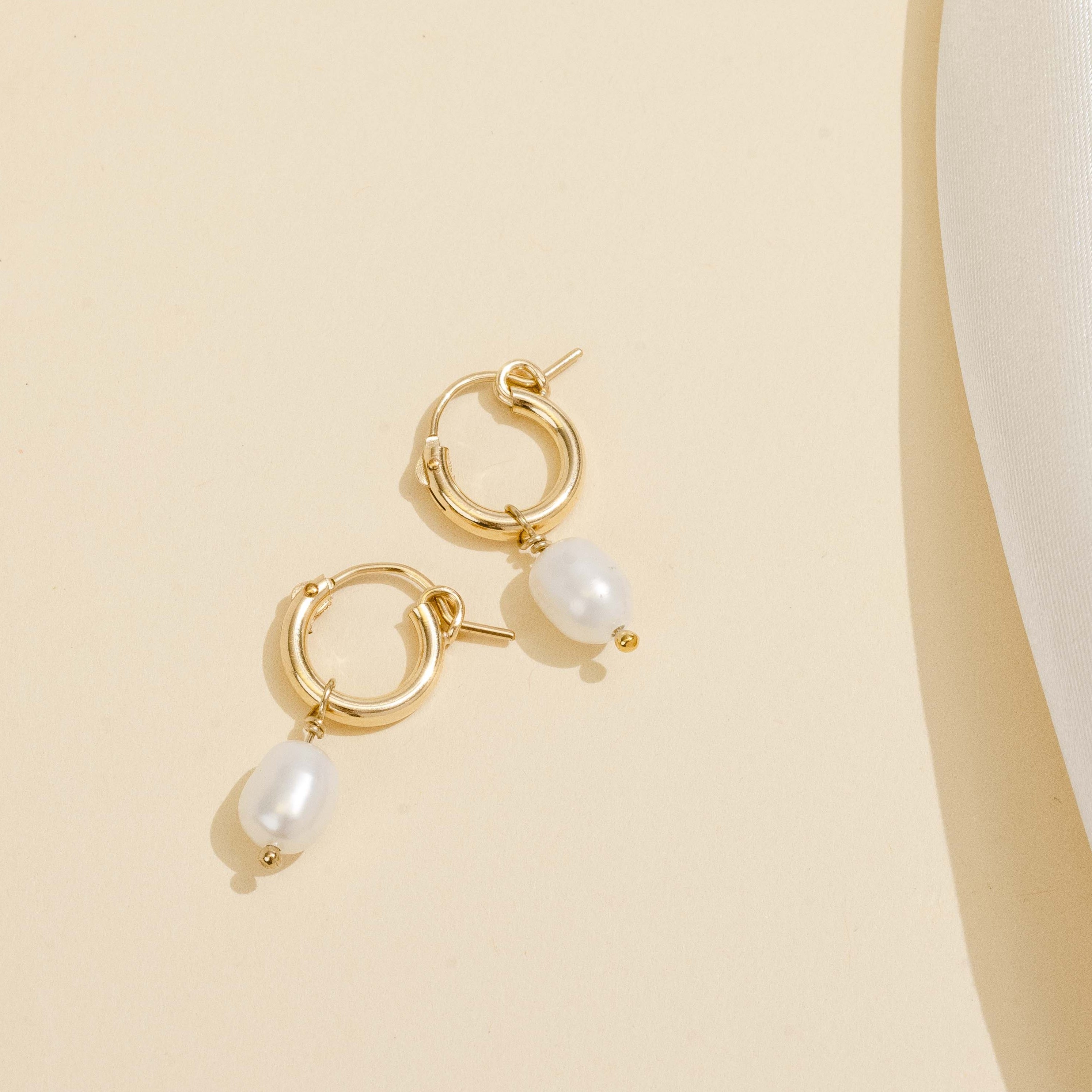 Pearl Hoops