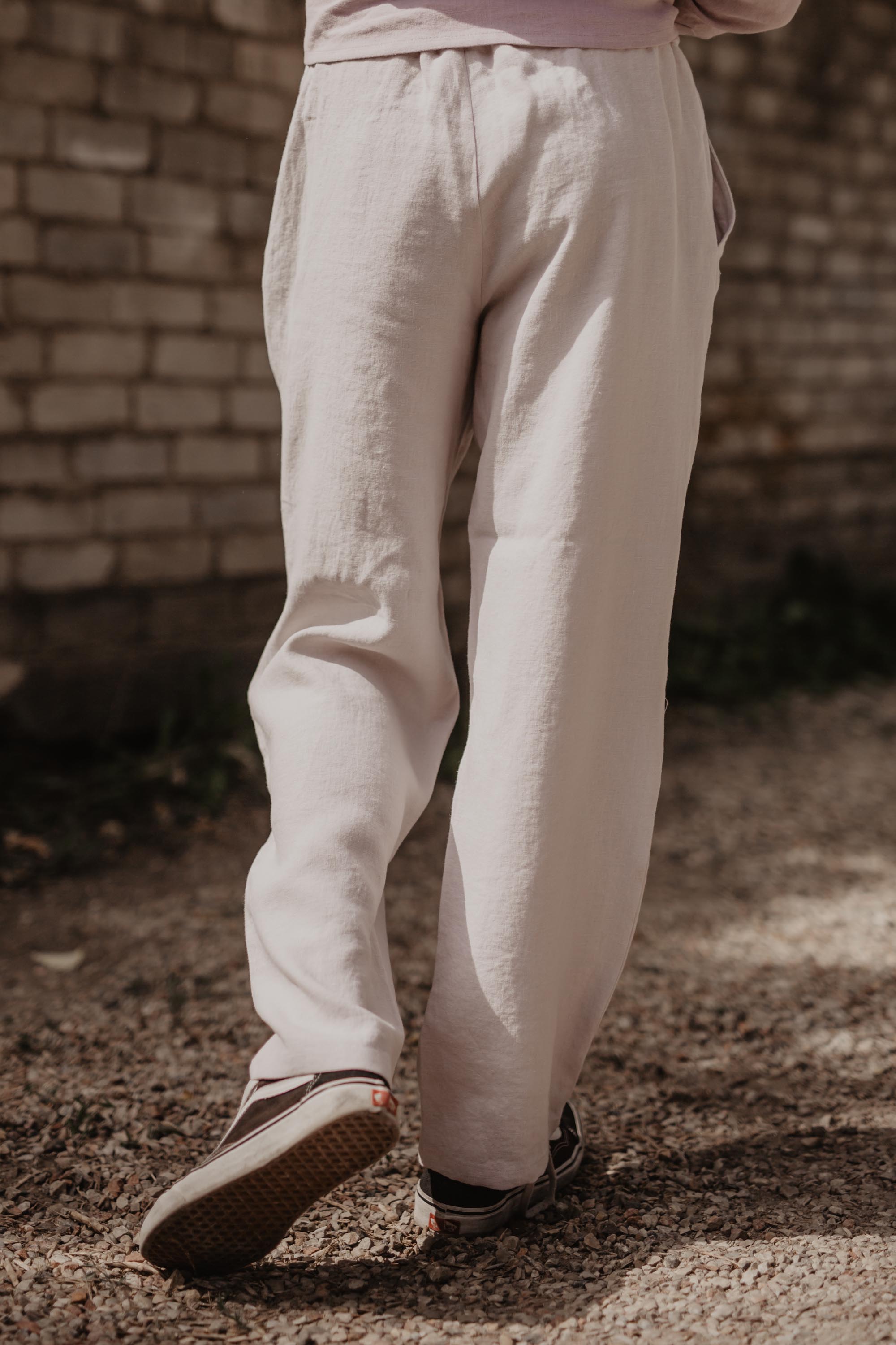 Adonis Linen Pants (White)