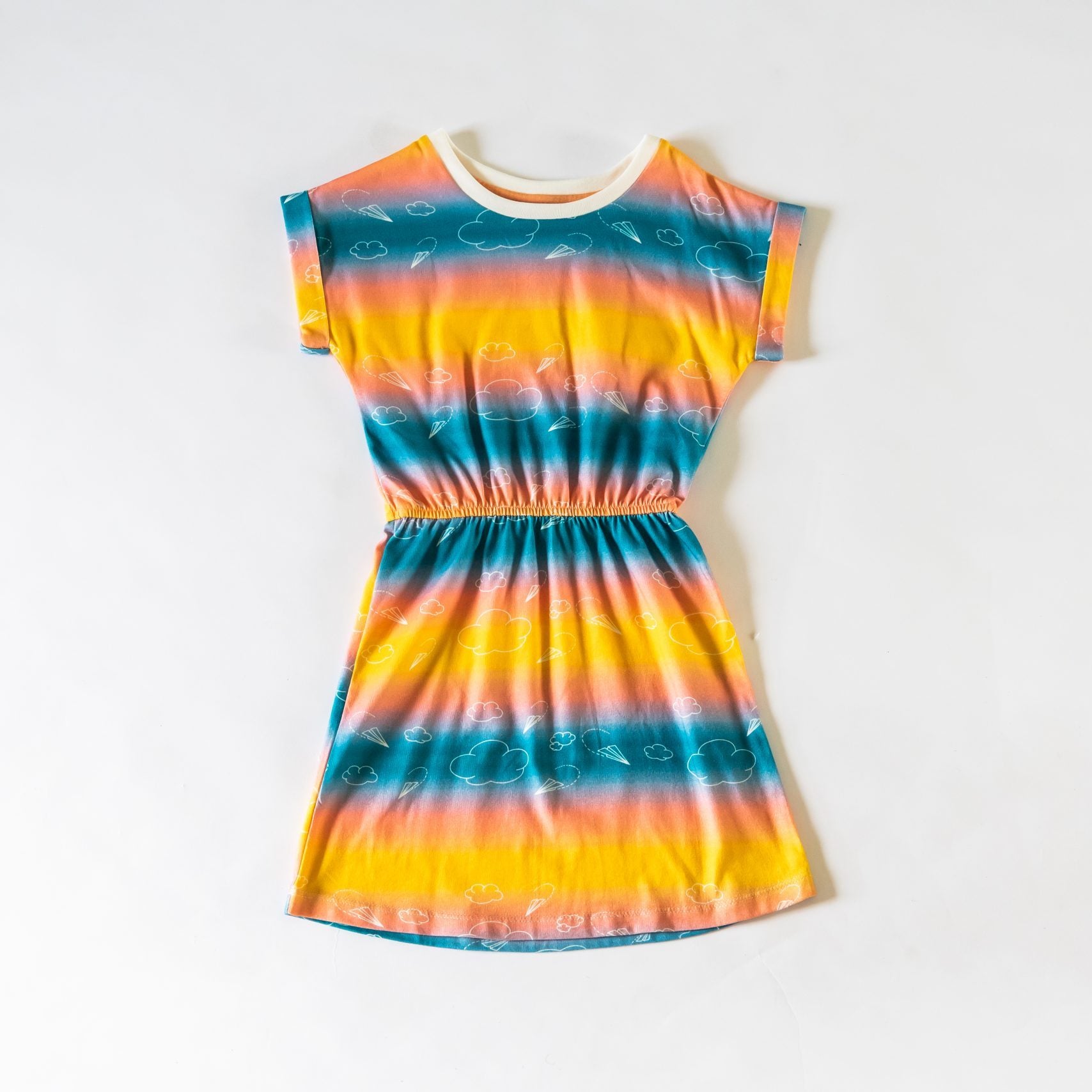 Short Sleeve Dress (Sky's the Limit)