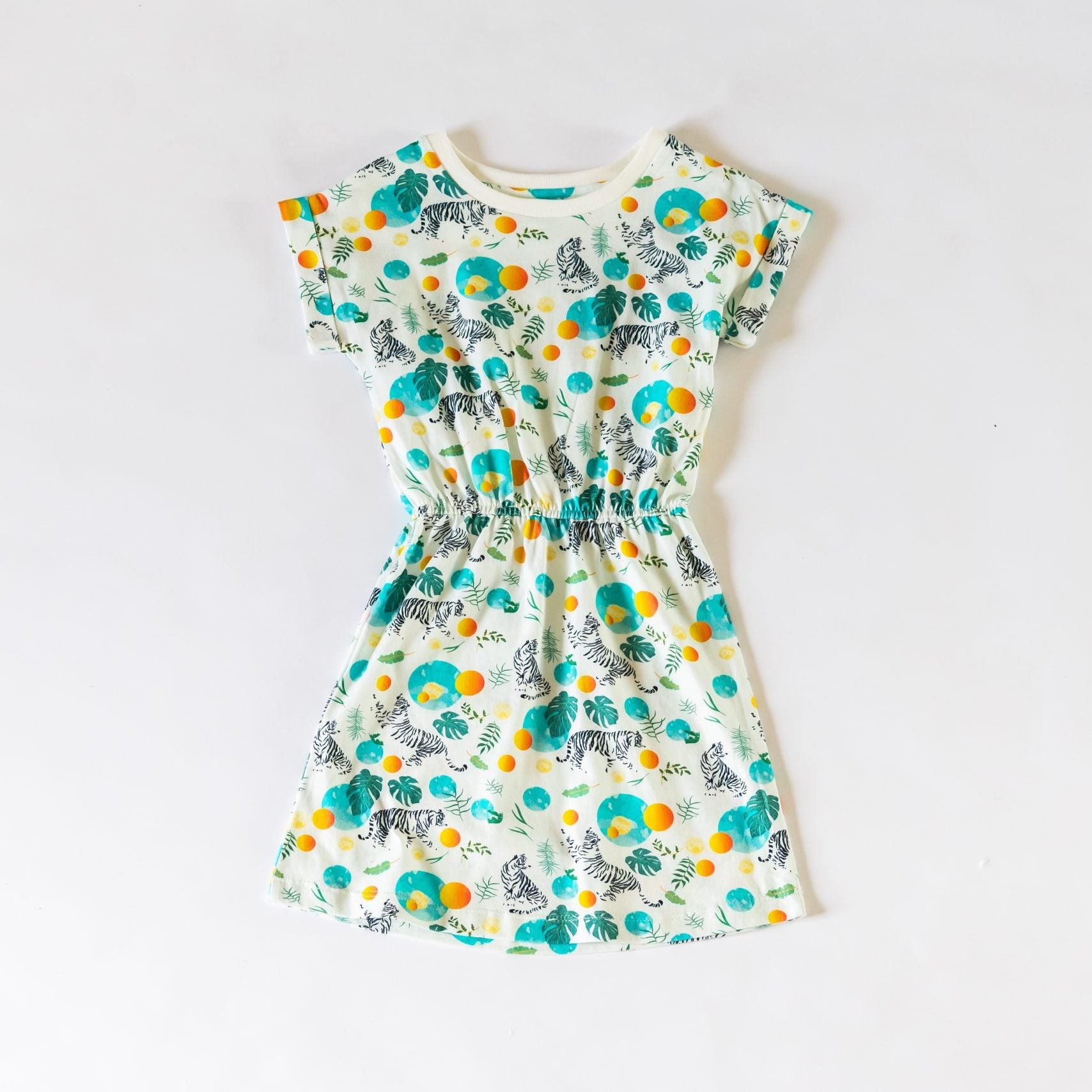 Short Sleeve Dress (Magical Jungle)